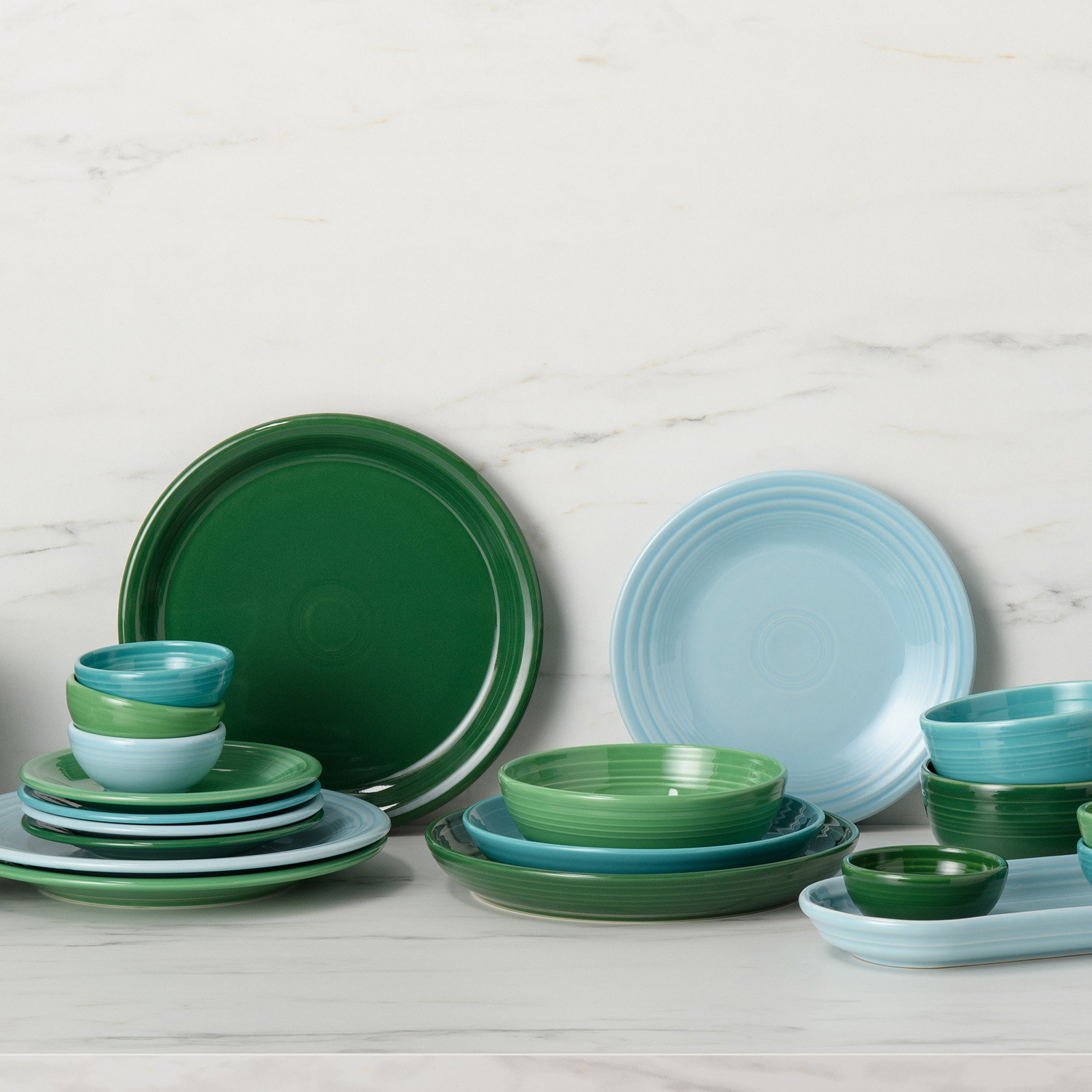 Bistro Coupe Assorted Dinner Plate, Set of 4 3 Bistro Coupe Assorted Dinner Plate, Set of 4
