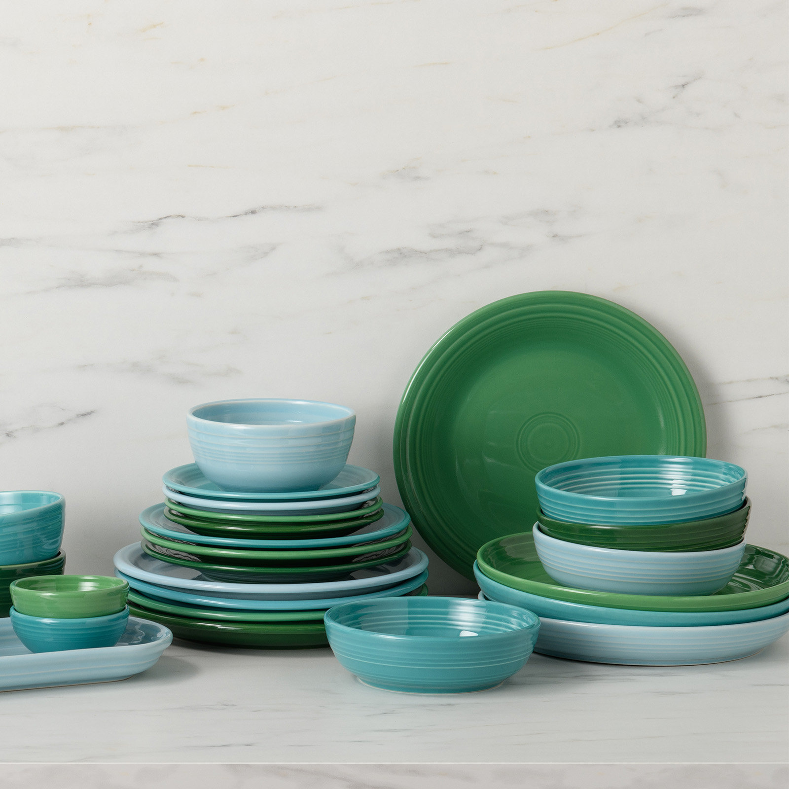 Bistro Coupe Assorted Dinner Plate, Set of 4 5 Bistro Coupe Assorted Dinner Plate, Set of 4