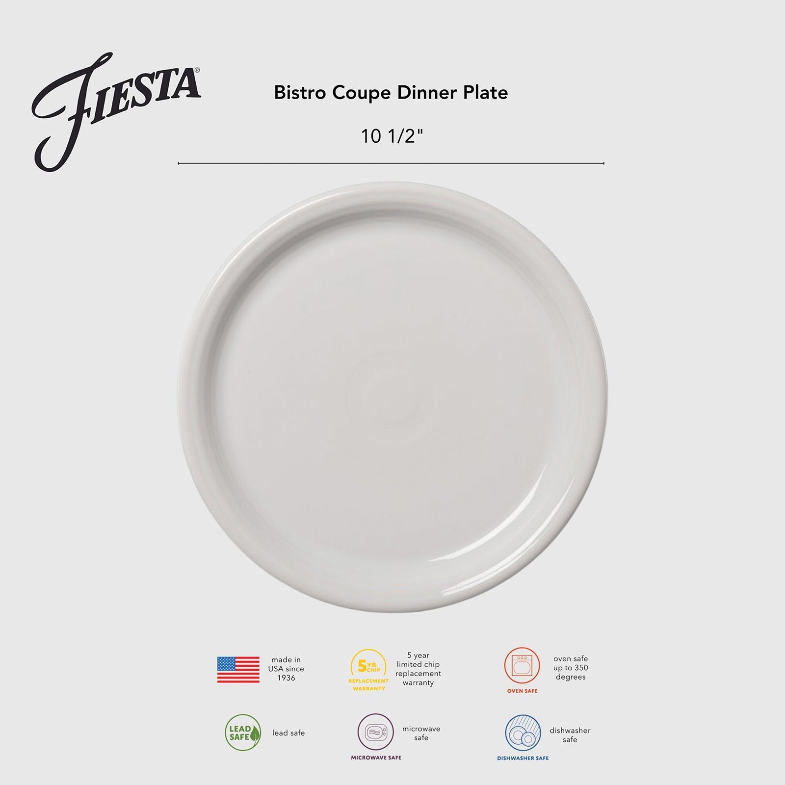 Bistro Coupe Assorted Dinner Plate, Set of 4 6 Bistro Coupe Assorted Dinner Plate, Set of 4