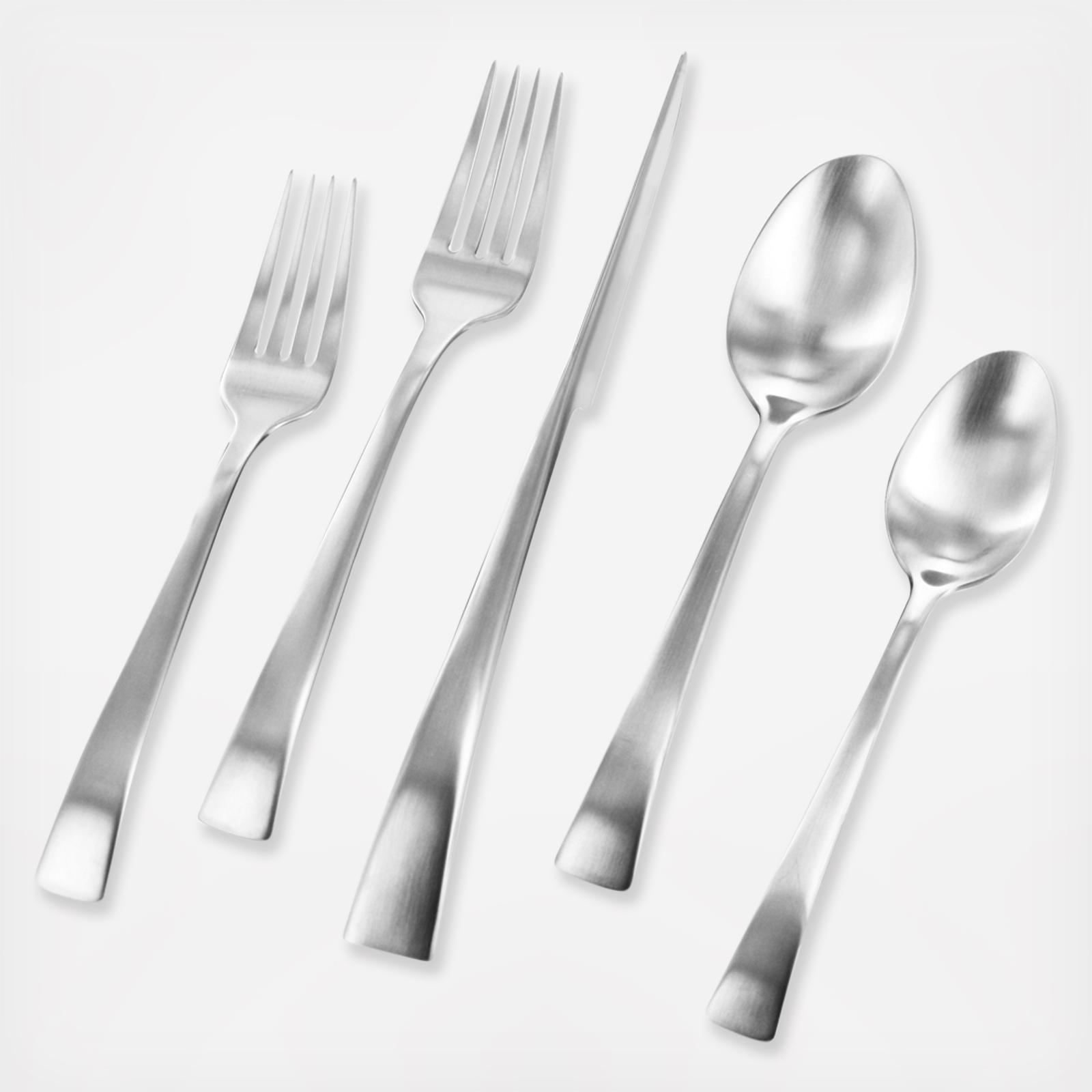 Bellasera Satin 45-Piece Flatware Set, Service for 8