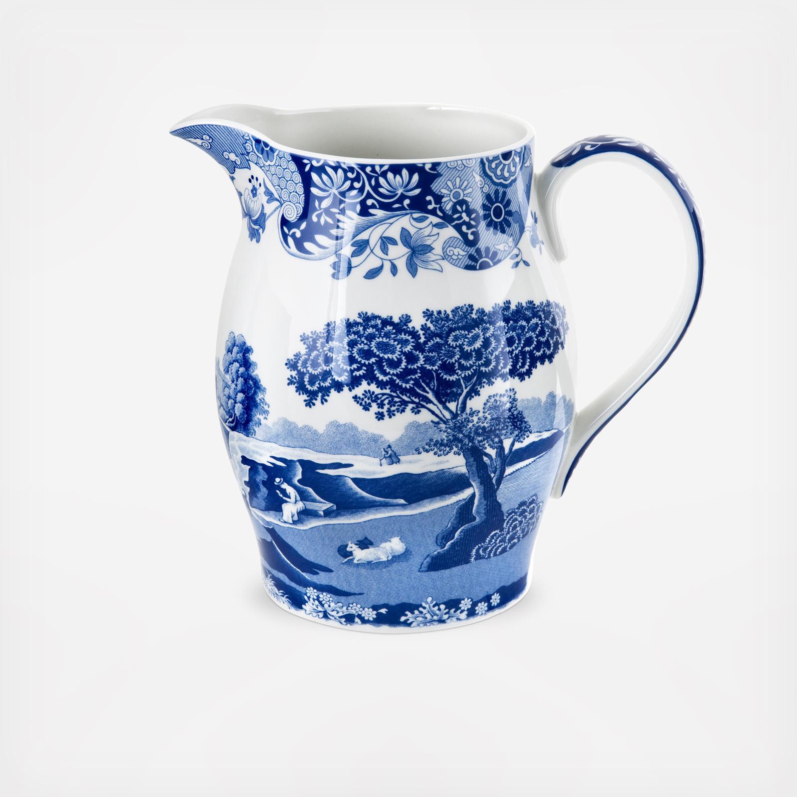 Blue Italian Pitcher