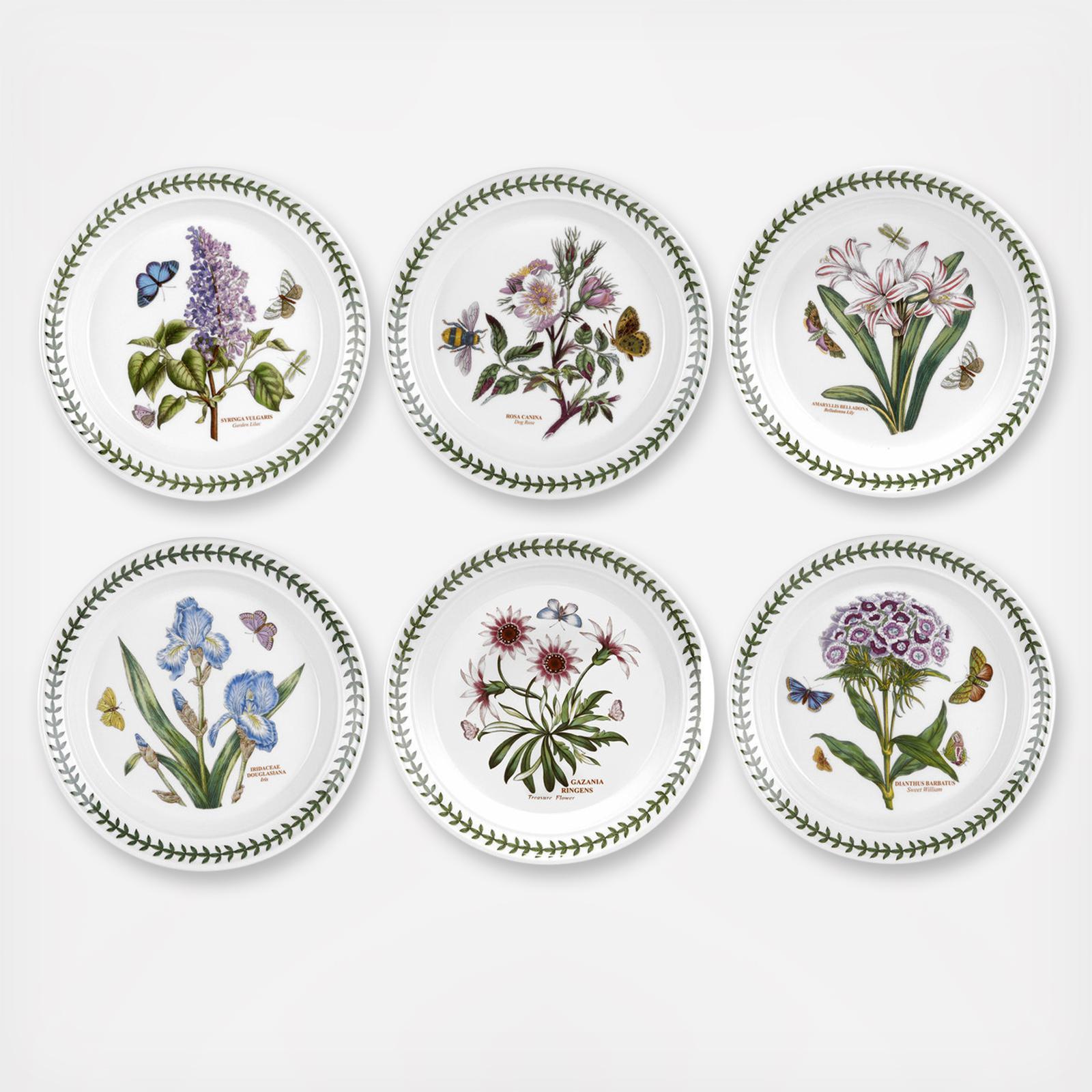 Botanic Garden Assorted Salad Plate, Set of 6 5 Botanic Garden Assorted Salad Plate, Set of 6