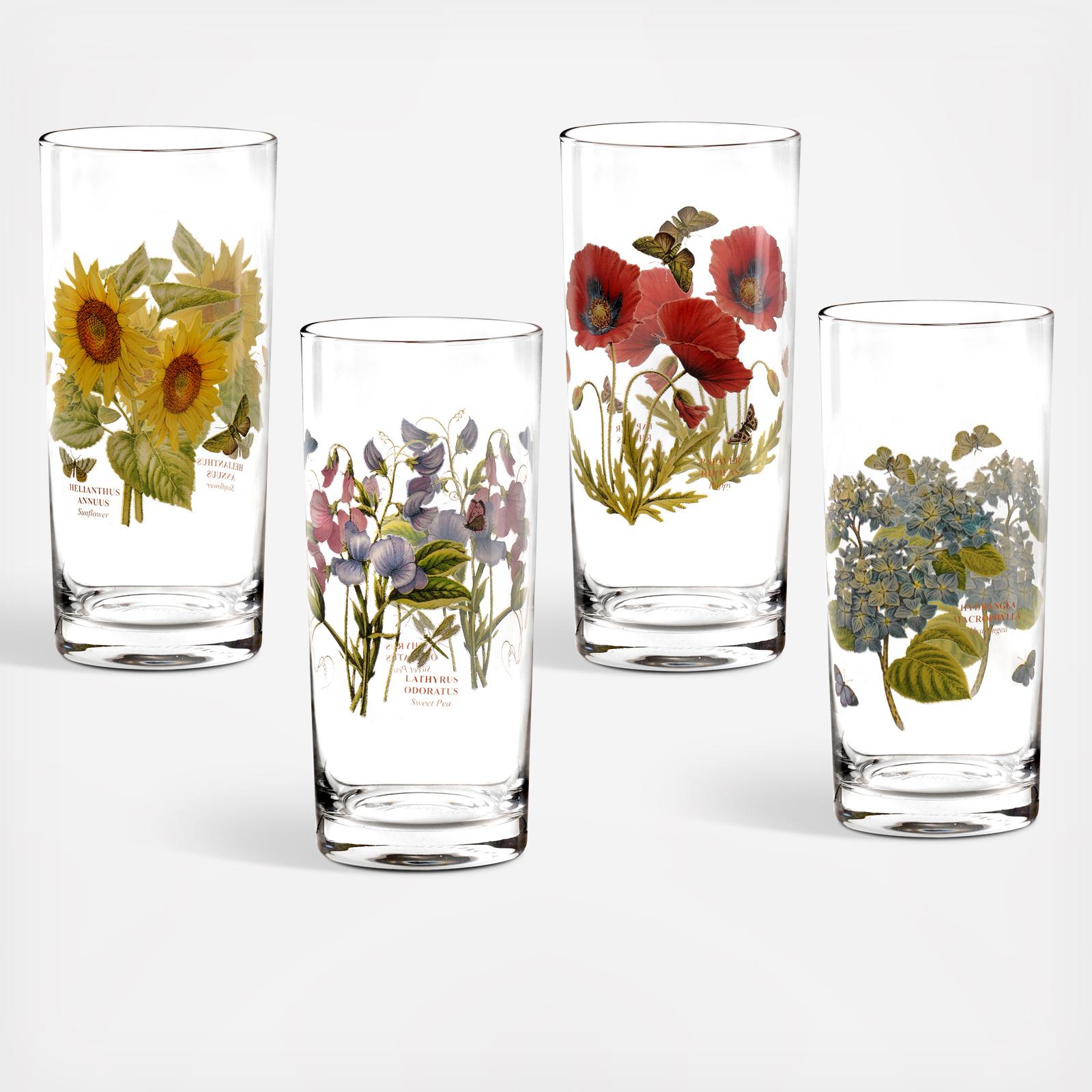 Botanic Garden Highball Glass, Set Of 4 1 Botanic Garden Highball Glass, Set Of 4