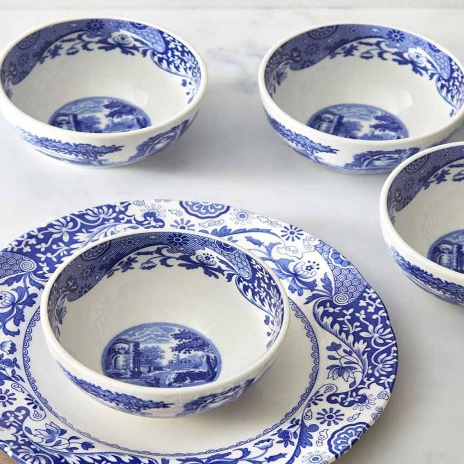 Blue Italian Dip Bowl, Set of 4 7 Blue Italian Dip Bowl, Set of 4