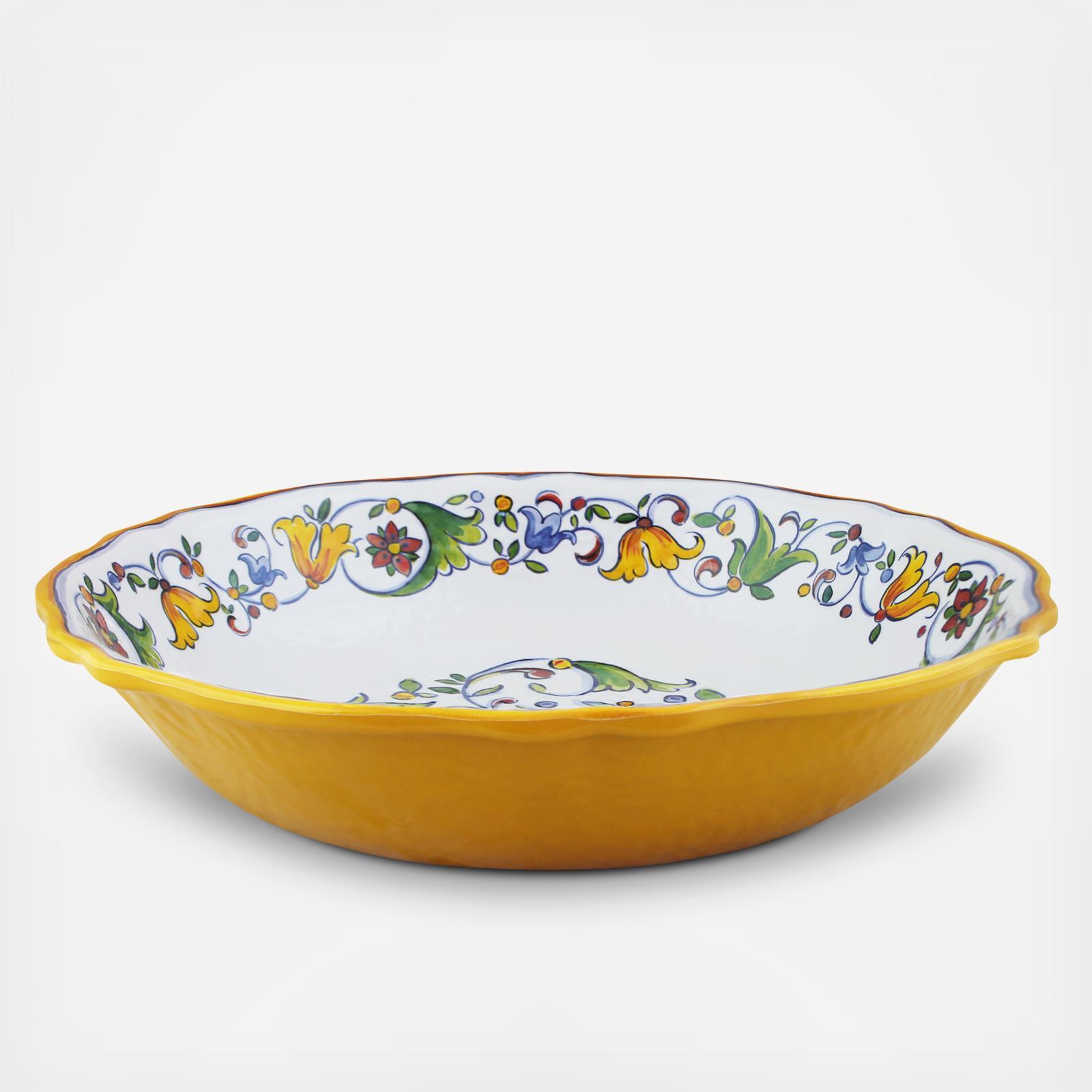 Capri BPA Free Melamine Salad Serving Bowl 6 Capri BPA Free Melamine Salad Serving Bowl