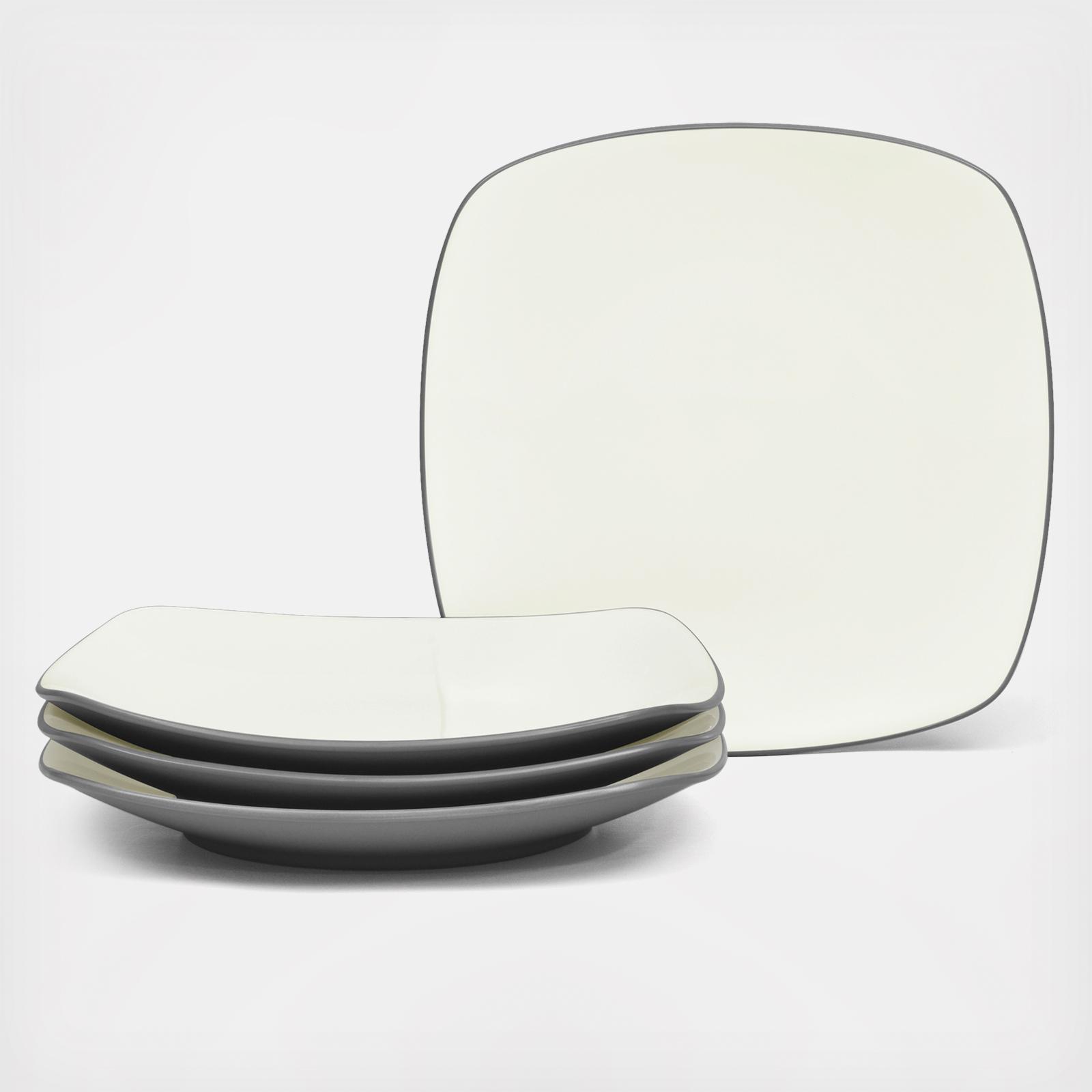 Colorwave Square Dinner Plate, Set of 4 2 Colorwave Square Dinner Plate, Set of 4
