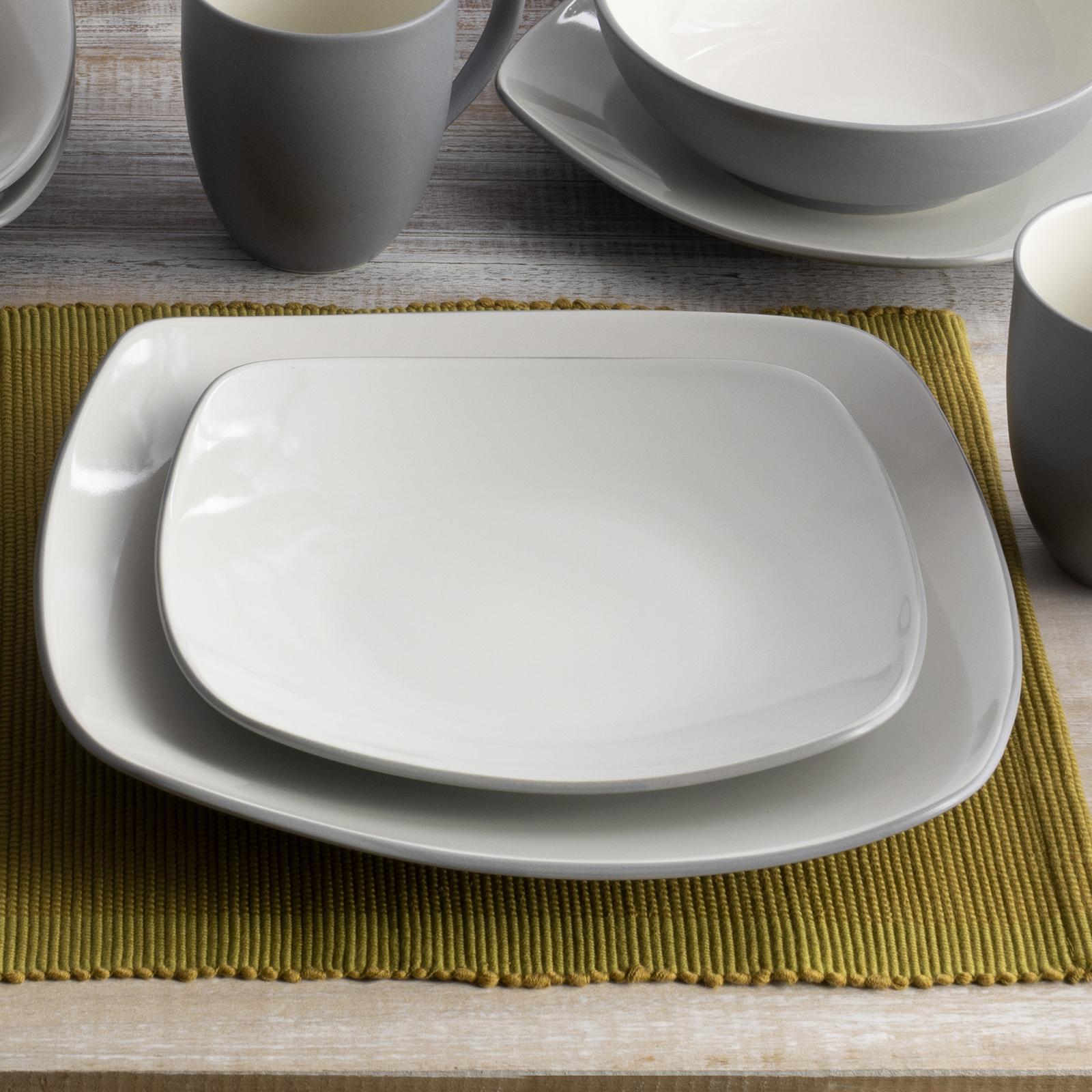 Colorwave Square Dinner Plate, Set of 4 4 Colorwave Square Dinner Plate, Set of 4