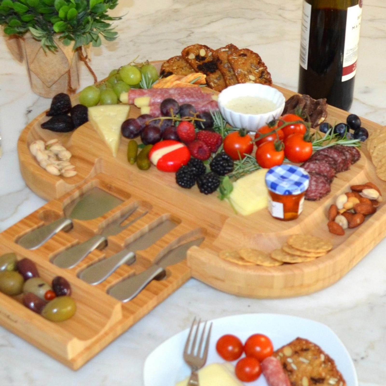 Engraved 5-Piece Charcuterie Board & Tool Set 9 Engraved 5-Piece Charcuterie Board & Tool Set