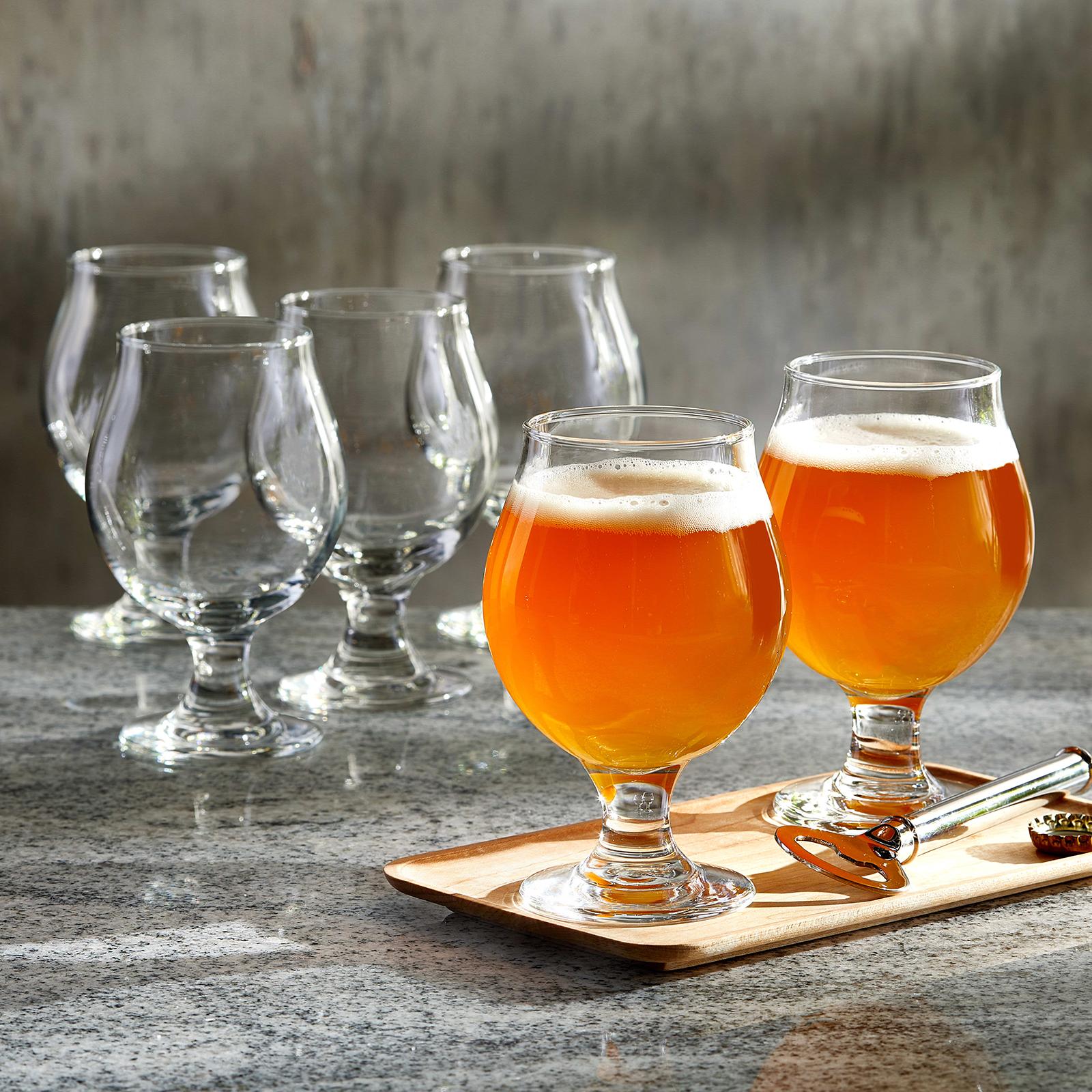 Entertaining Essentials Belgian Glasses, Set of 6 1 Entertaining Essentials Belgian Glasses, Set of 6