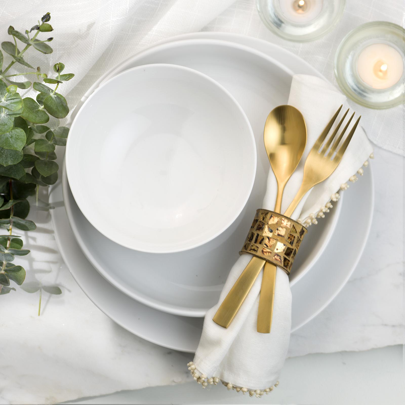 Essential 12-Piece Dinnerware Set, Service for 4 1 Essential 12-Piece Dinnerware Set, Service for 4