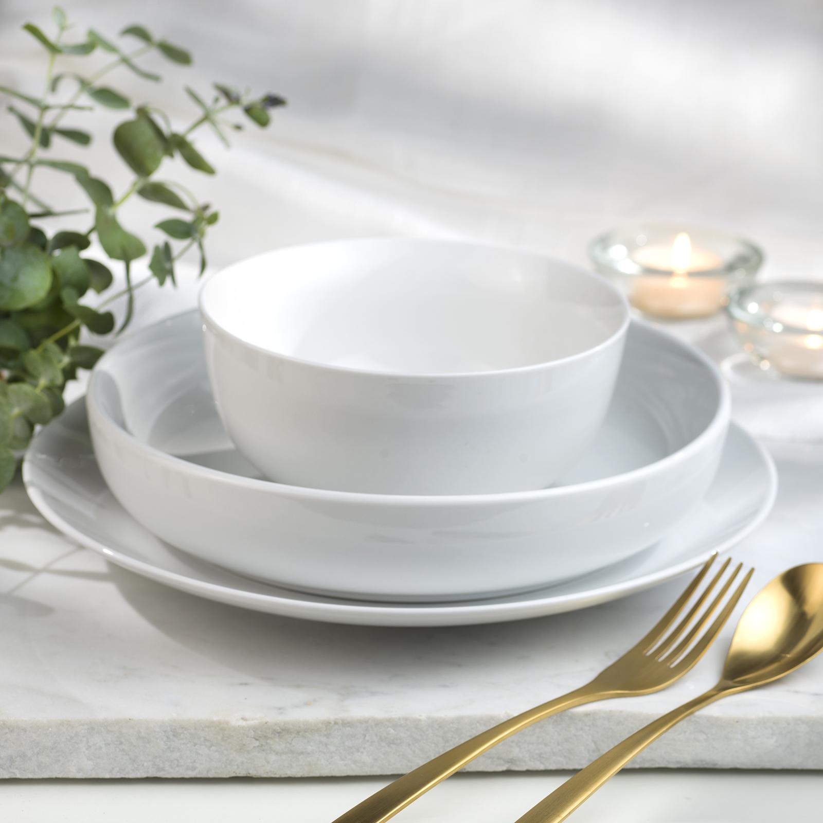Essential 12-Piece Dinnerware Set, Service for 4 2 Essential 12-Piece Dinnerware Set, Service for 4