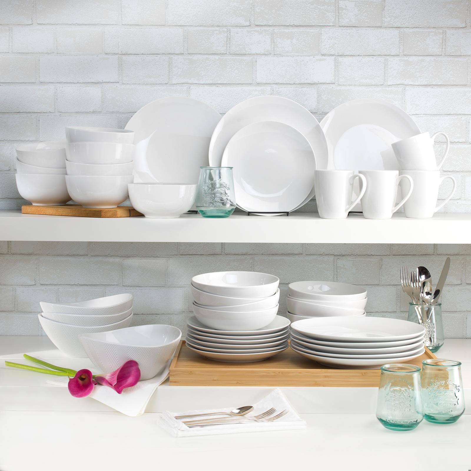 Essential 12-Piece Dinnerware Set, Service for 4 4 Essential 12-Piece Dinnerware Set, Service for 4