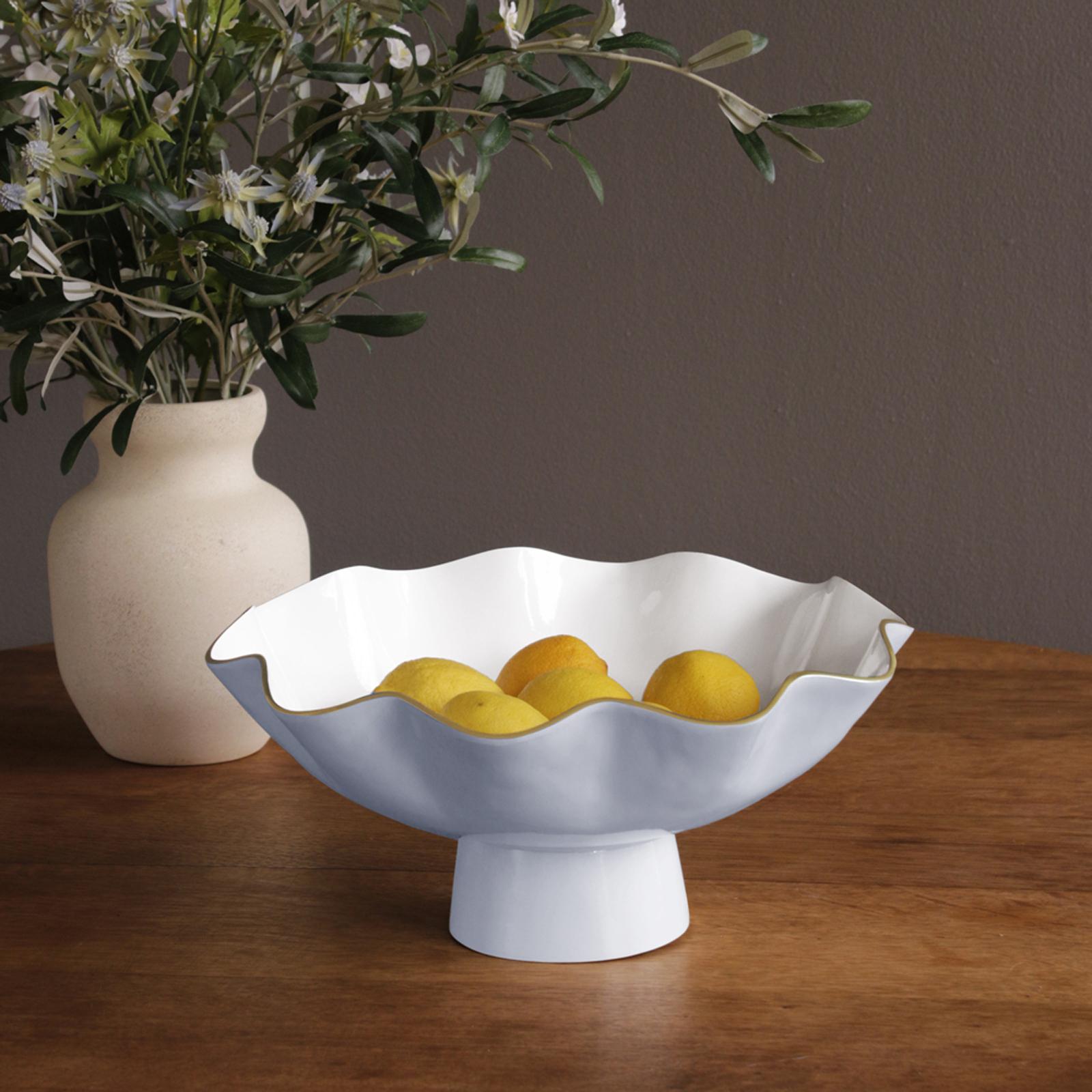 Encanto Carola Large Pedestal Bowl 16 Encanto Carola Large Pedestal Bowl