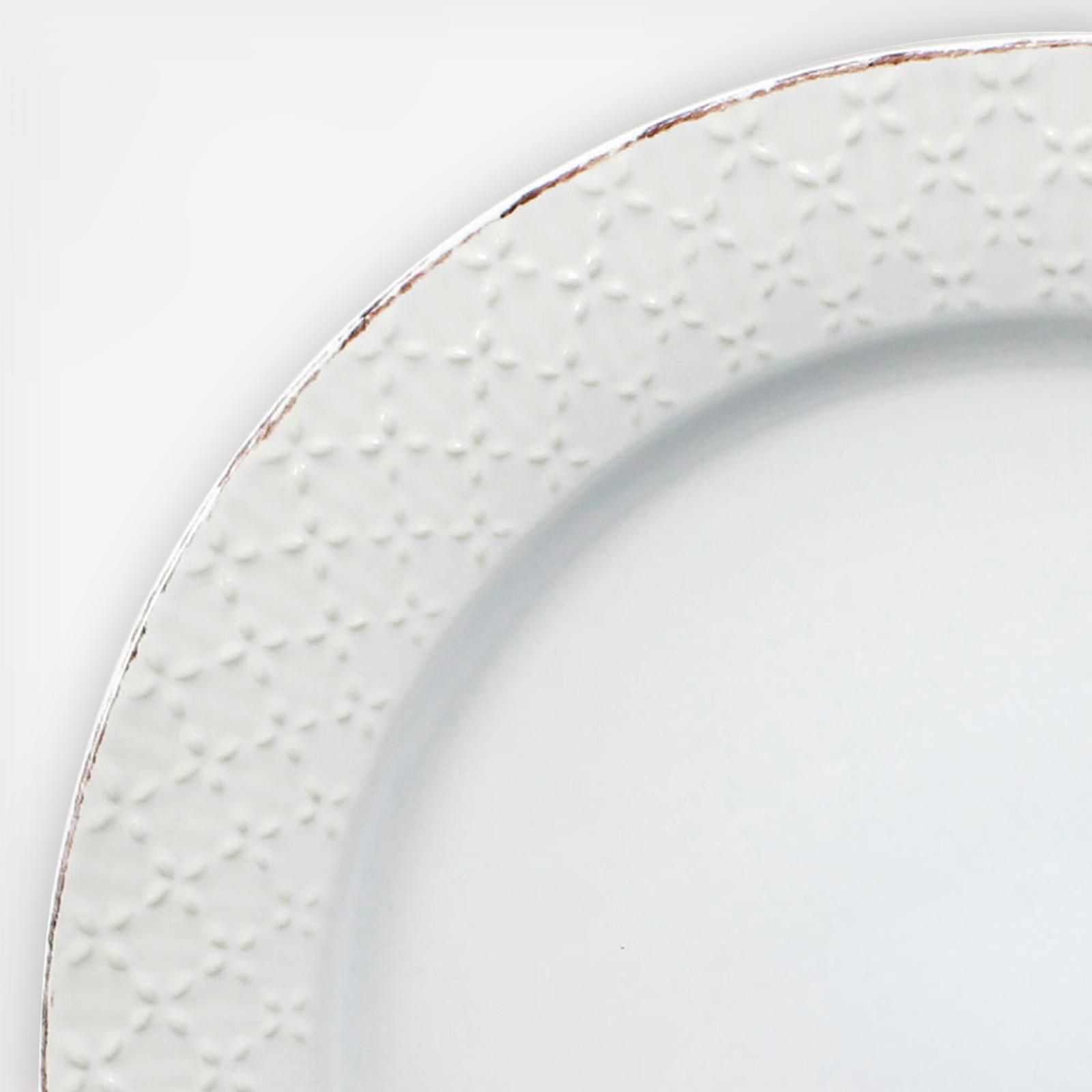 French Lace 16-Piece Dinnerware Set, Service for 4 4 French Lace 16-Piece Dinnerware Set, Service for 4
