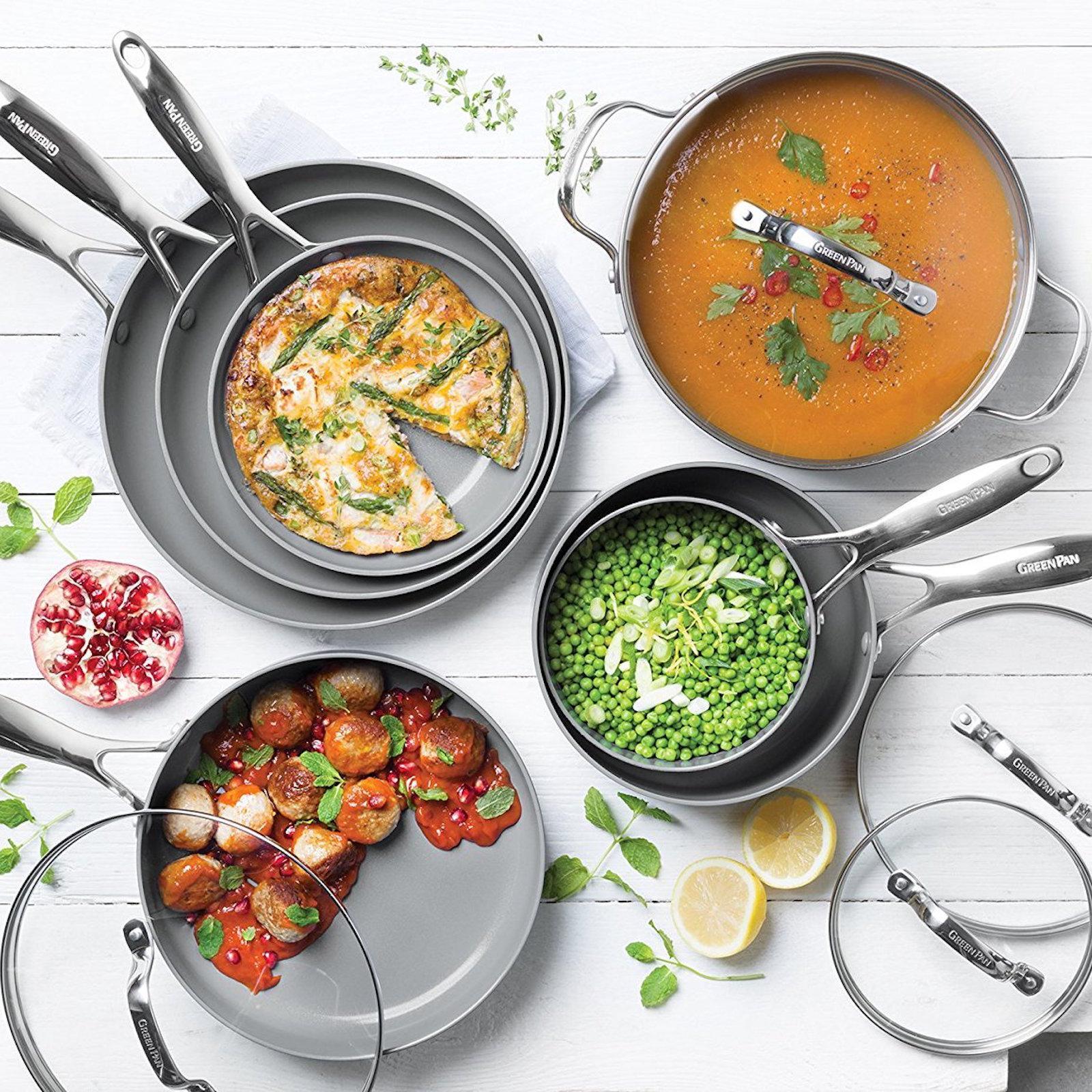 Valencia Pro 11-Piece Ceramic Non-Stick Cookware Set 16 Valencia Pro 11-Piece Ceramic Non-Stick Cookware Set