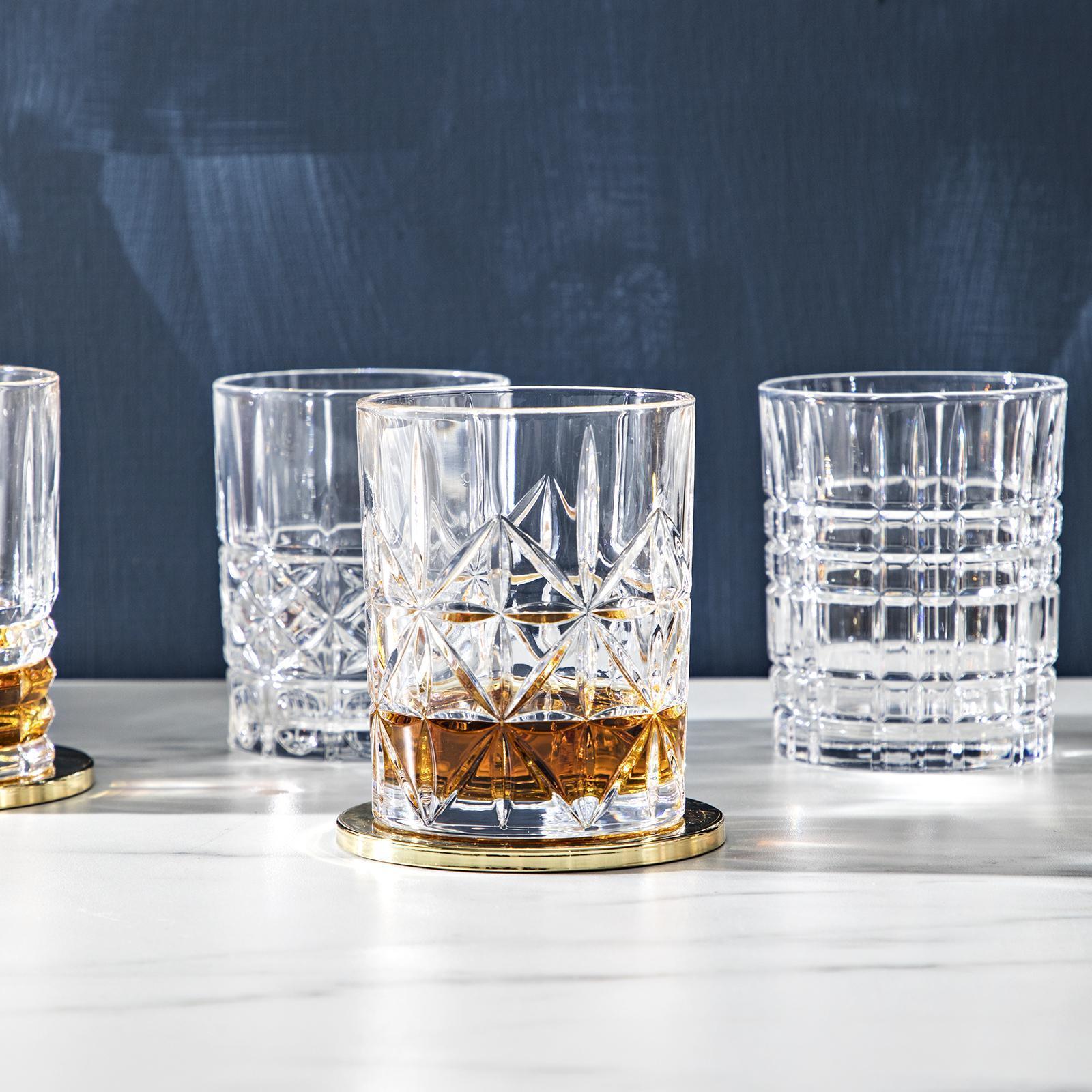 Highland Assorted Whiskey Glass, Set of 4 2 Highland Assorted Whiskey Glass, Set of 4