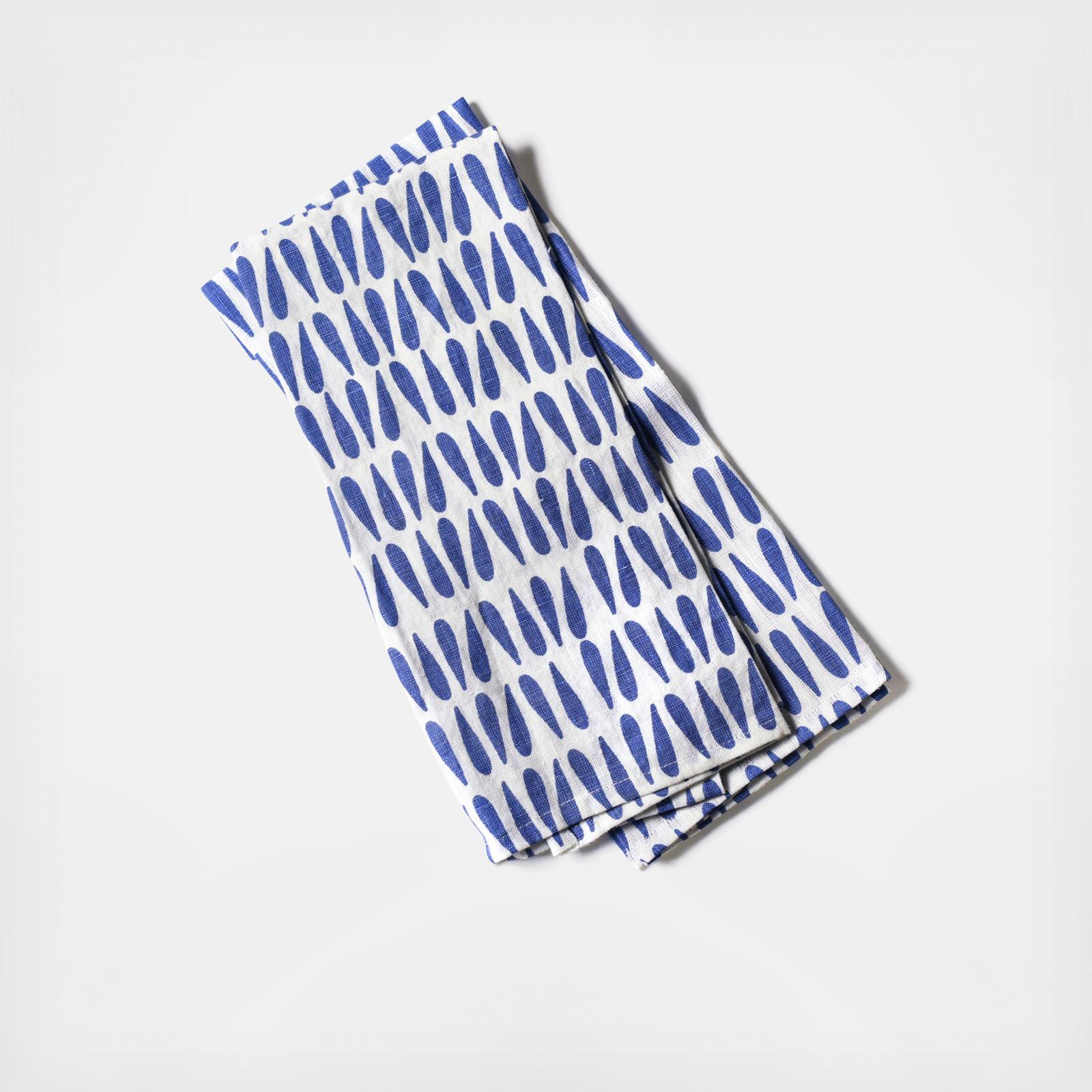 Iris Blue Drop Kitchen Towel, Set of 2 17 Iris Blue Drop Kitchen Towel, Set of 2