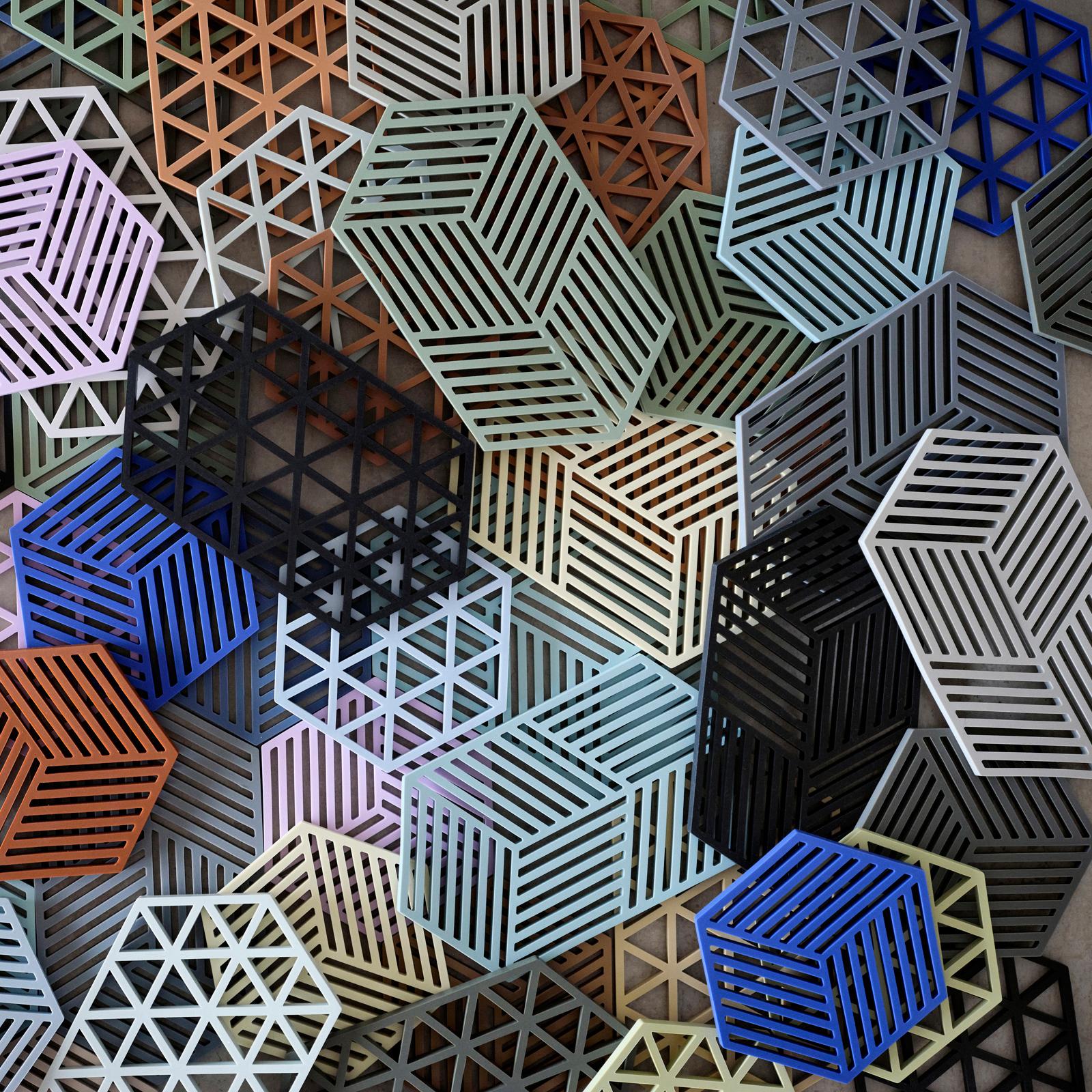 Hexagon & Triangle 3-Piece Trivet Set 5 Hexagon & Triangle 3-Piece Trivet Set