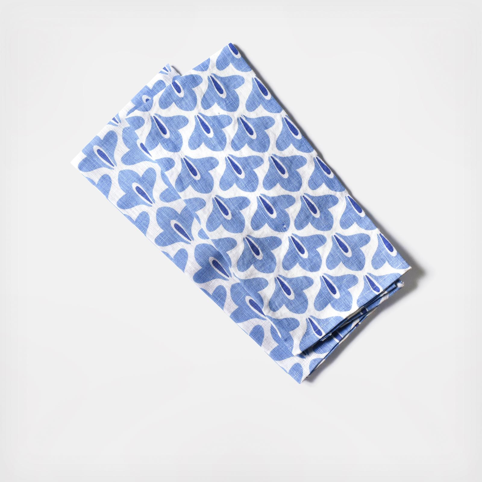 Iris Blue Sprout Kitchen Towel, Set of 2 16 Iris Blue Sprout Kitchen Towel, Set of 2