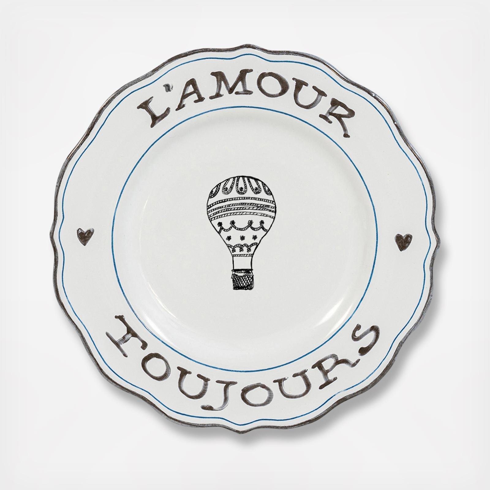 L'Amour Toujours Salad Plate Assorted, Set of 4 2 L'Amour Toujours Salad Plate Assorted, Set of 4