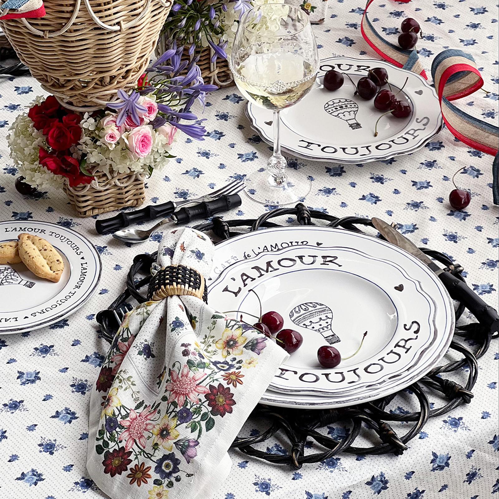 L'Amour Toujours Salad Plate Assorted, Set of 4 3 L'Amour Toujours Salad Plate Assorted, Set of 4