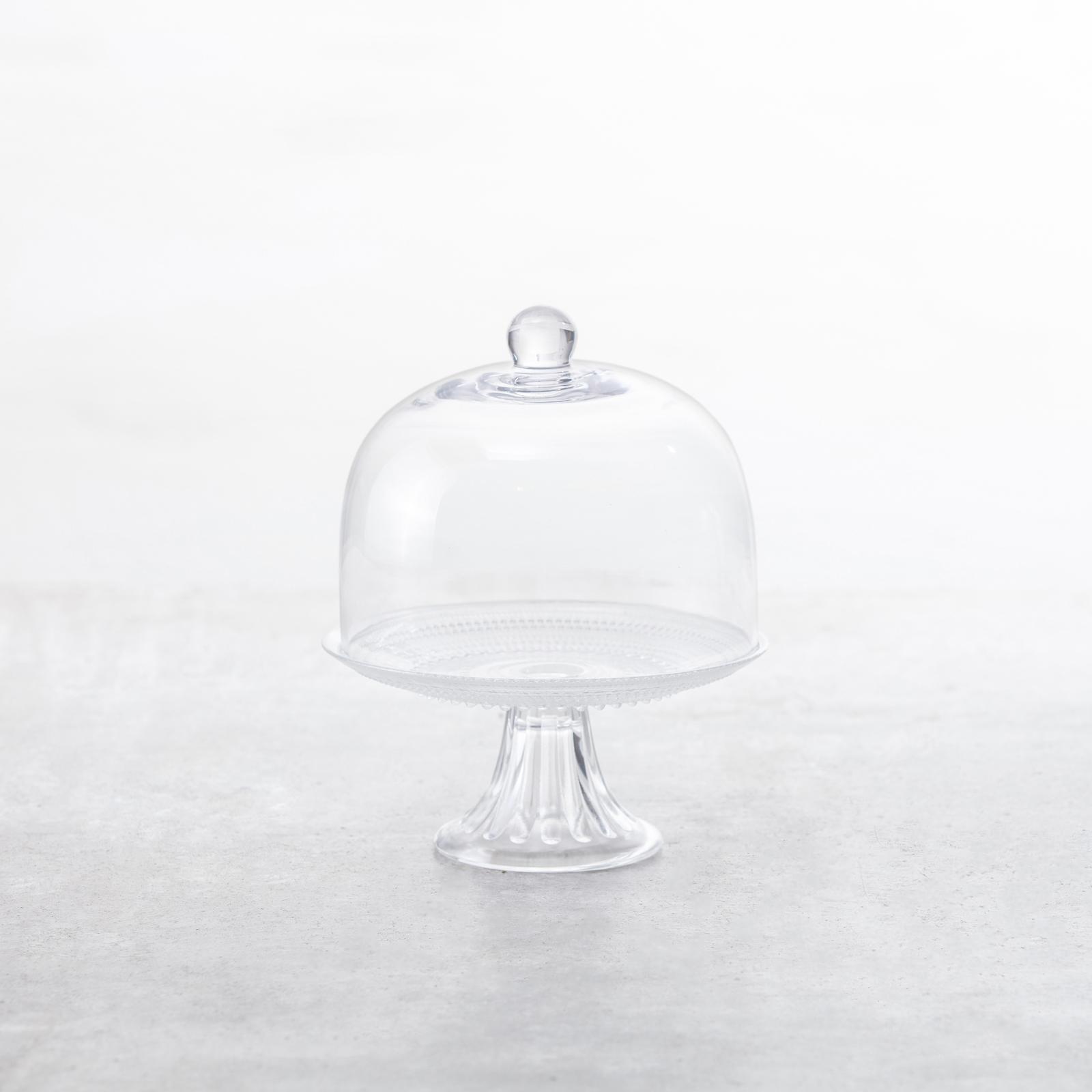 Jupiter 2-Piece Mini Cake Stand & Dome Set 8 Jupiter 2-Piece Mini Cake Stand & Dome Set