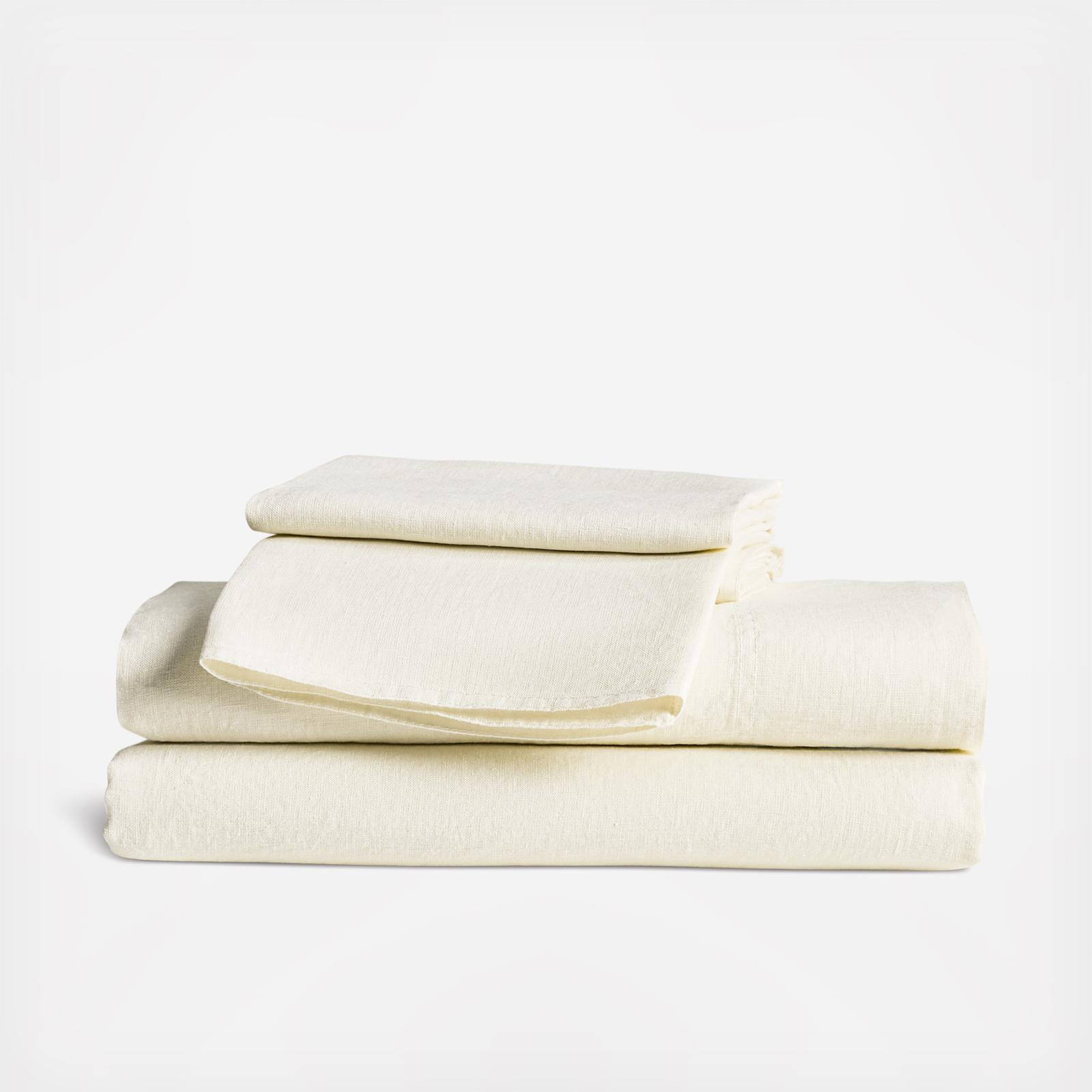 Washed European Linen 4-Piece Core Sheet Set