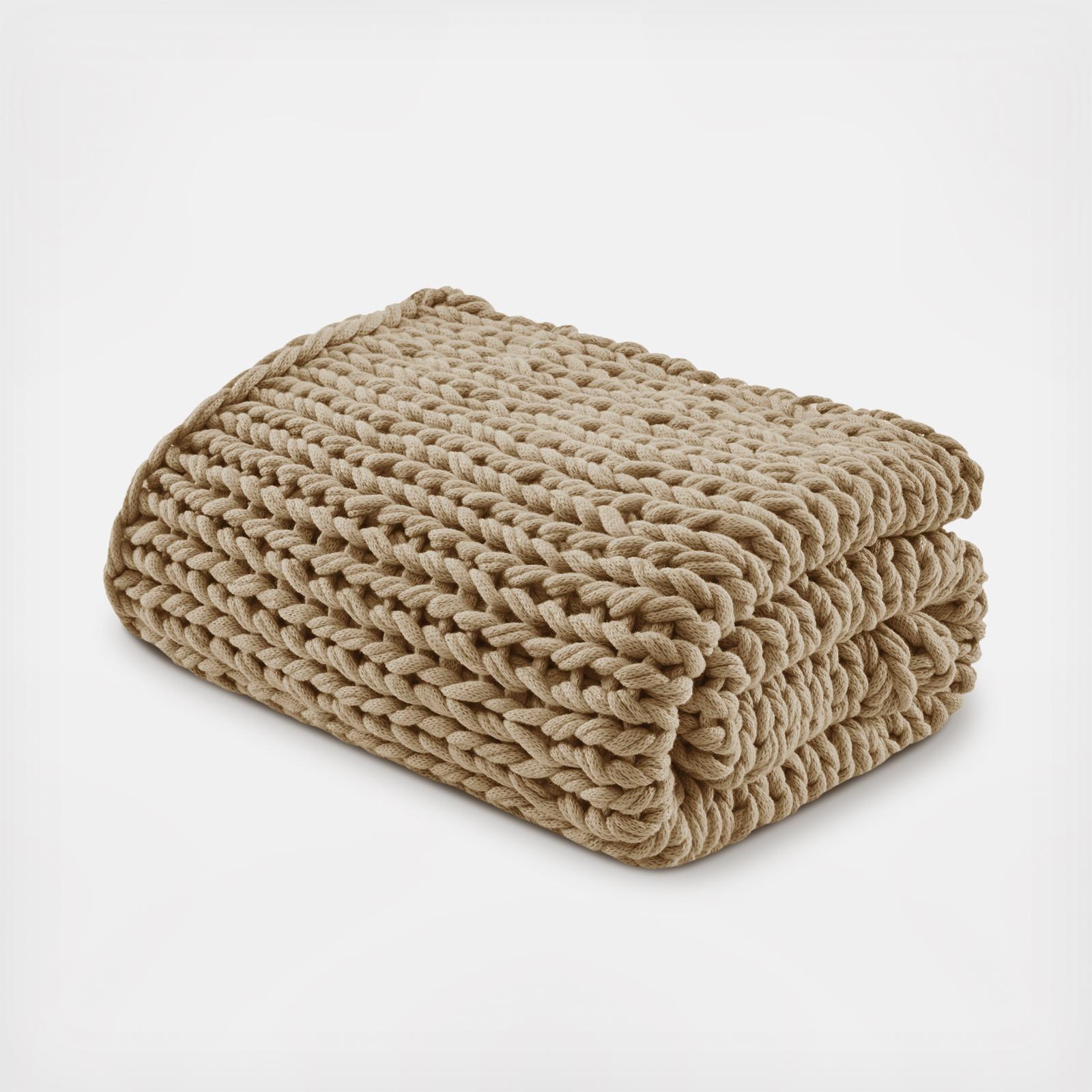 Chunky Double Knit Handmade Throw 2 Chunky Double Knit Handmade Throw