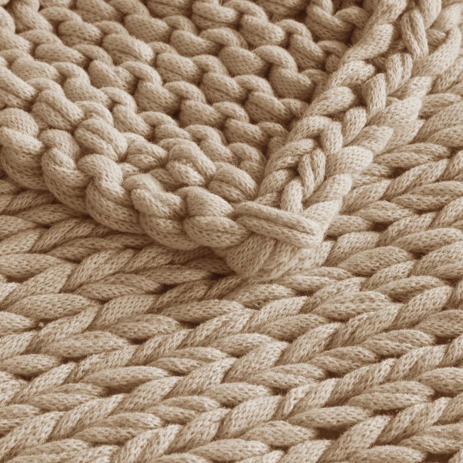 Chunky Double Knit Handmade Throw 5 Chunky Double Knit Handmade Throw