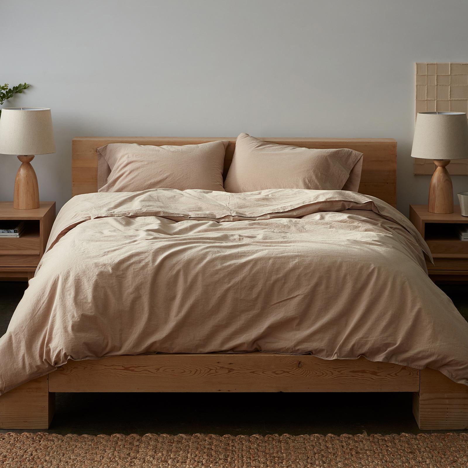 Organic Crinkled Percale Duvet Cover 5 Organic Crinkled Percale Duvet Cover