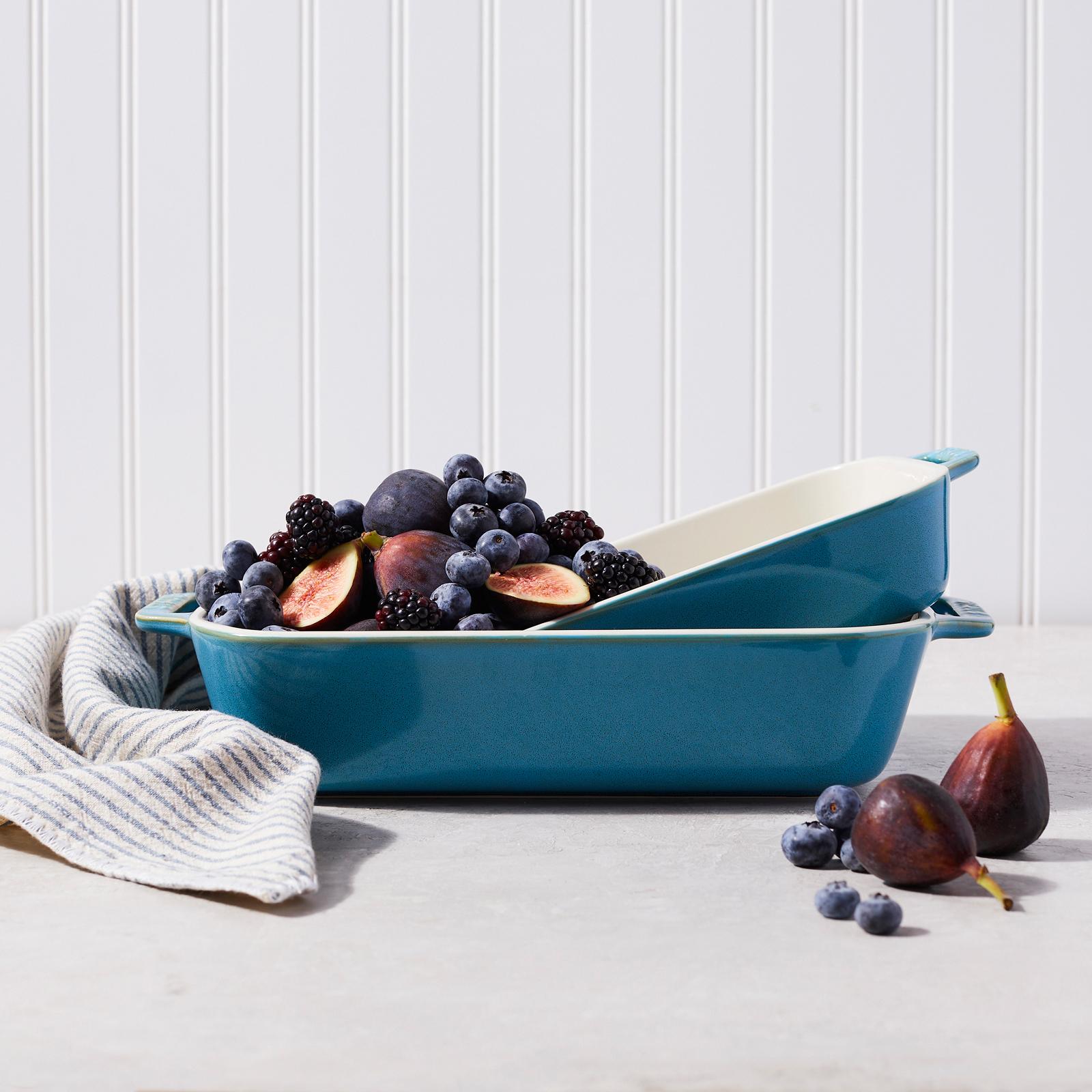 Rustic 2-Piece Rectangular Baking Dish Set 5 Rustic 2-Piece Rectangular Baking Dish Set