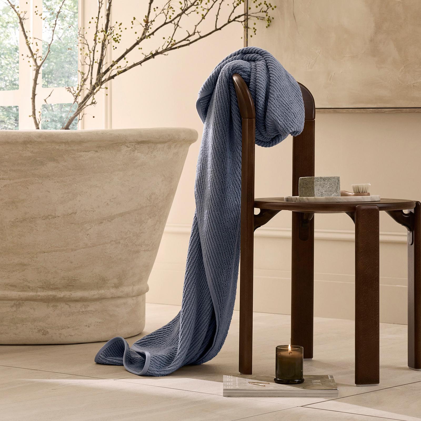 Turkish Ribbed Bath Sheet 1 Turkish Ribbed Bath Sheet