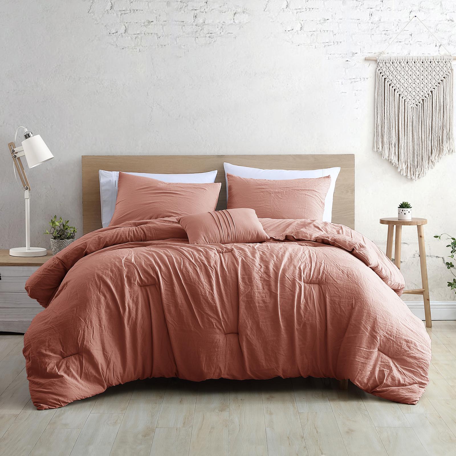 Garment Washed 4-Piece Beck Comforter Set 1 Garment Washed 4-Piece Beck Comforter Set