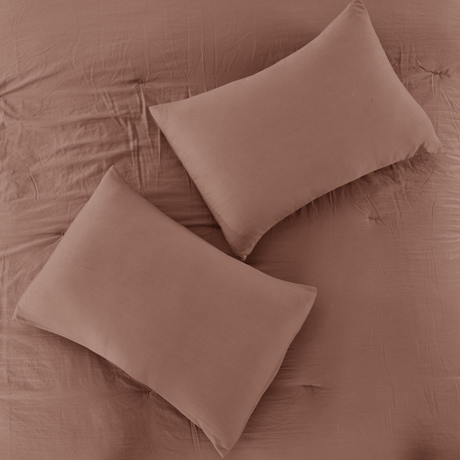 Garment Washed 4-Piece Beck Comforter Set 5 Garment Washed 4-Piece Beck Comforter Set