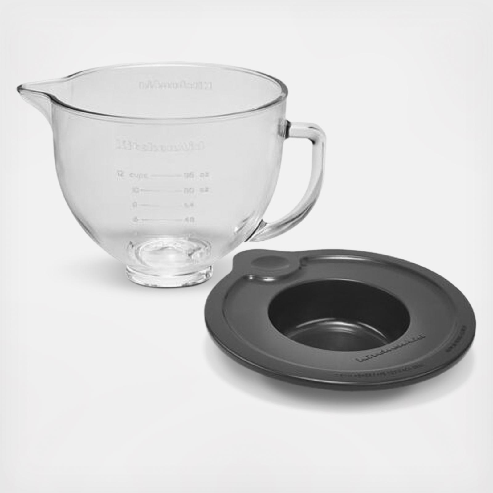 5 Qt. Tilt-Head Glass Bowl with Lid