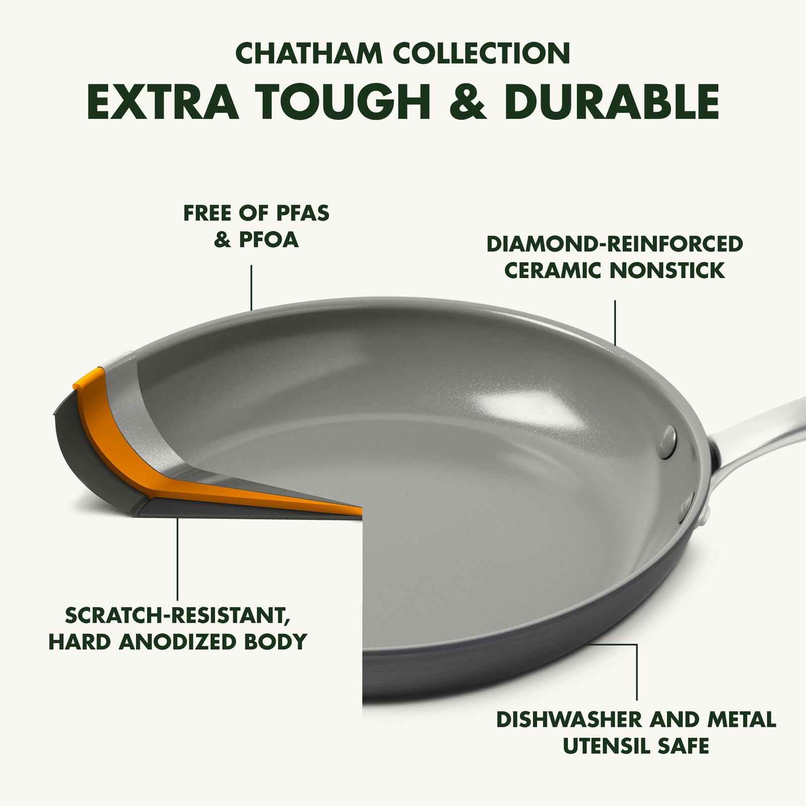 Chatham 10-Piece Ceramic Non-Stick Cookware Set 6 Chatham 10-Piece Ceramic Non-Stick Cookware Set