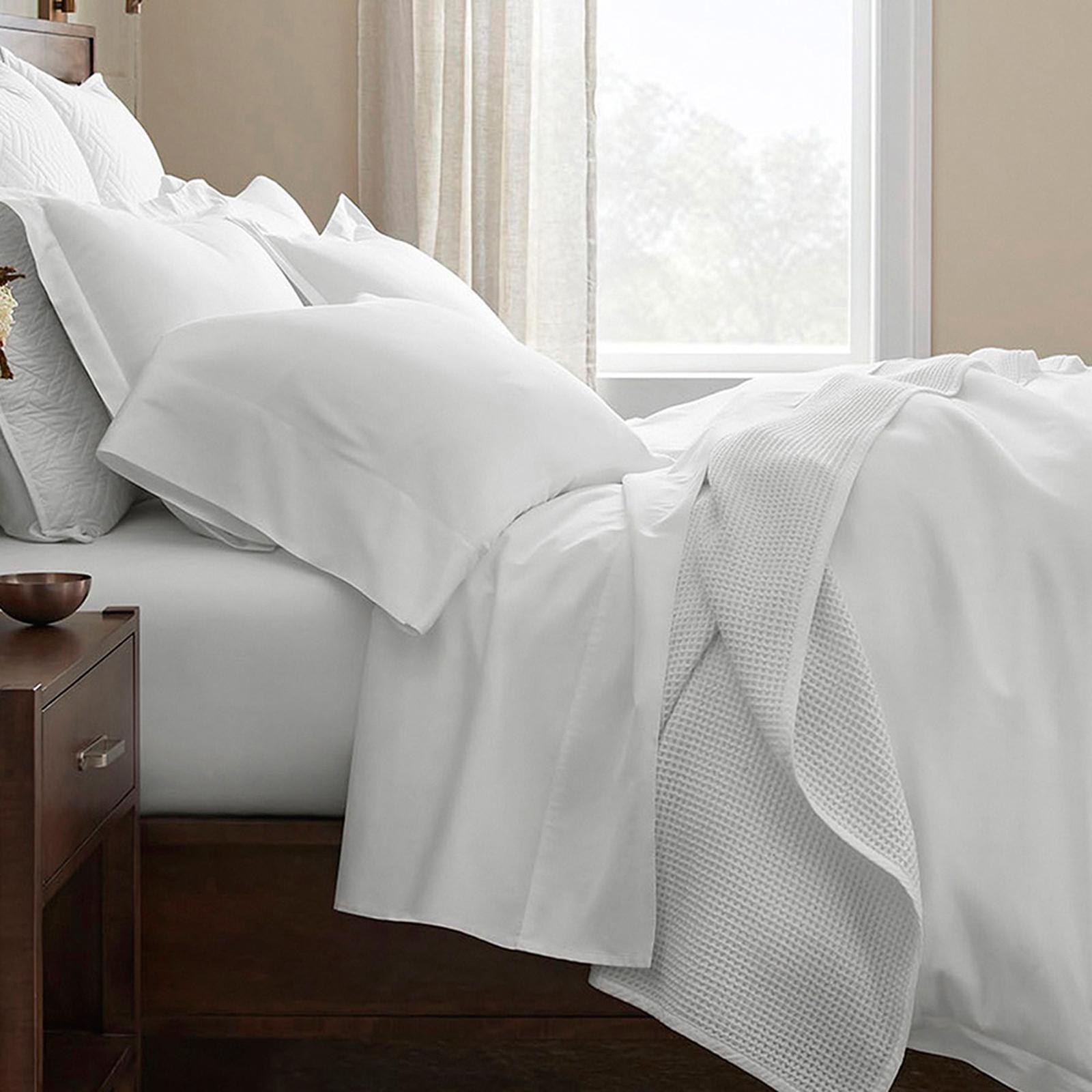 Signature Hemmed 4-Piece Organic Cotton Sheet Set 15 Signature Hemmed 4-Piece Organic Cotton Sheet Set