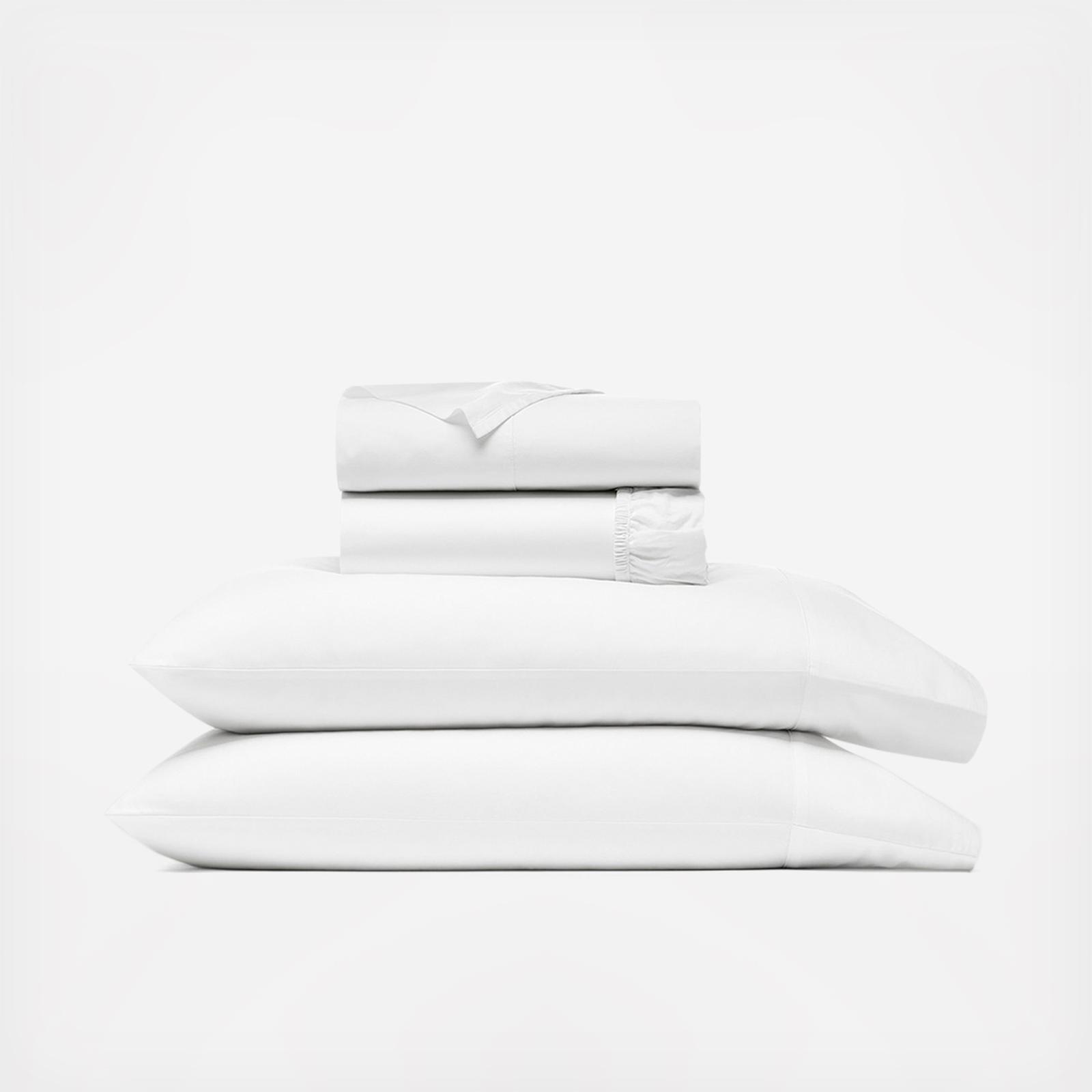 Signature Hemmed 4-Piece Organic Cotton Sheet Set