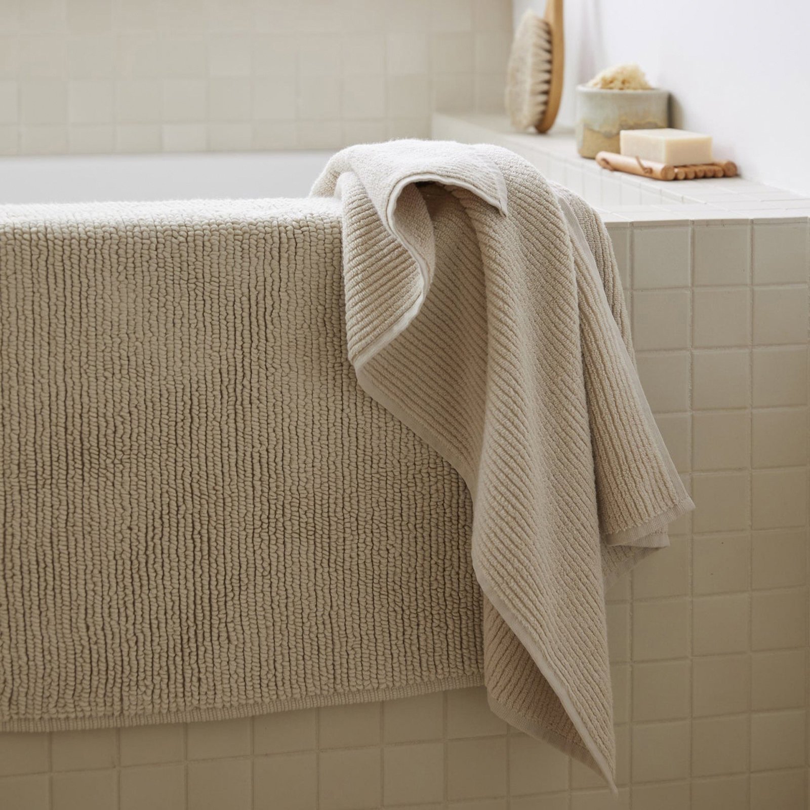 Soft Rib Turkish Cotton Hand Towel 3 Soft Rib Turkish Cotton Hand Towel