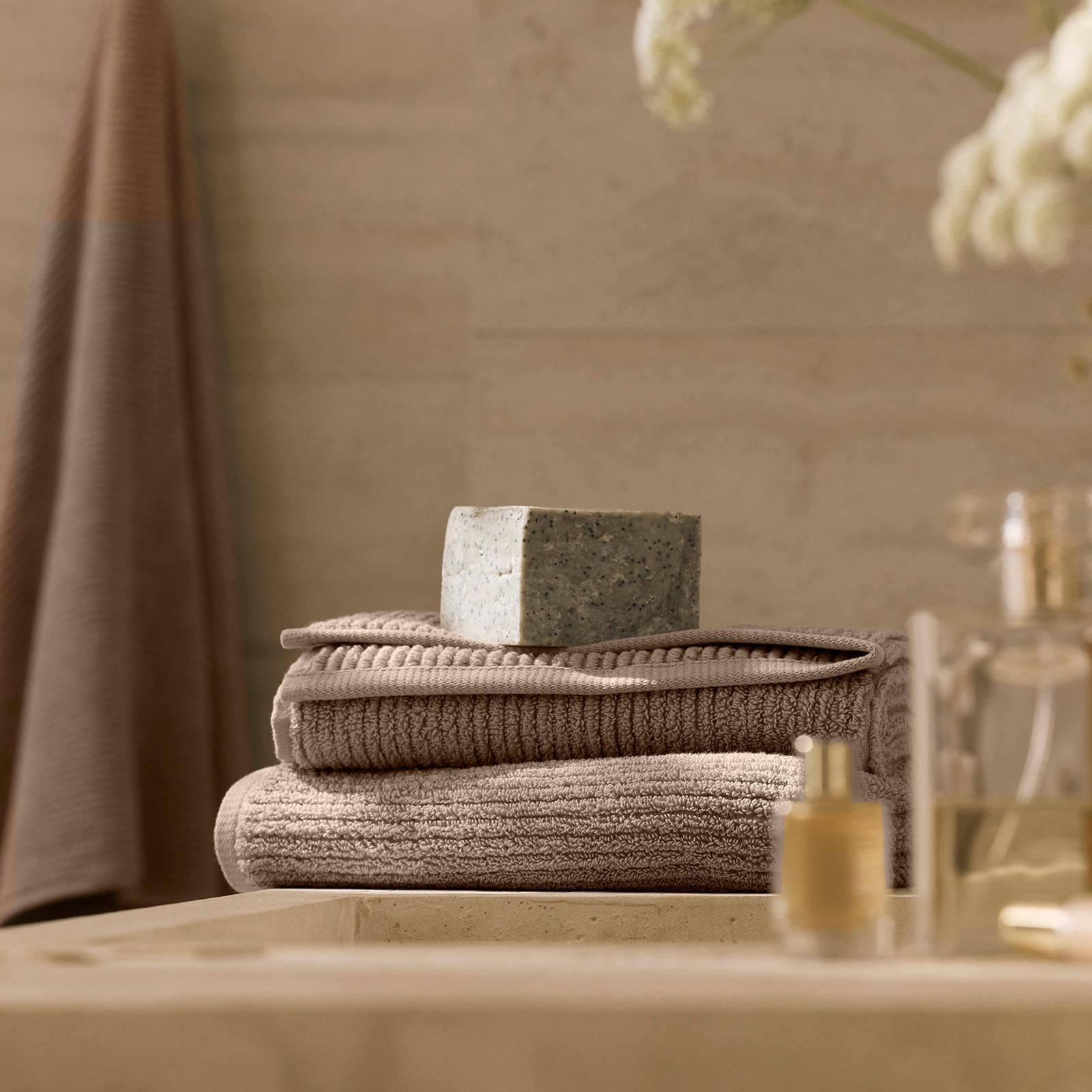 Turkish Ribbed Hand Towel, Set of 2 12 Turkish Ribbed Hand Towel, Set of 2