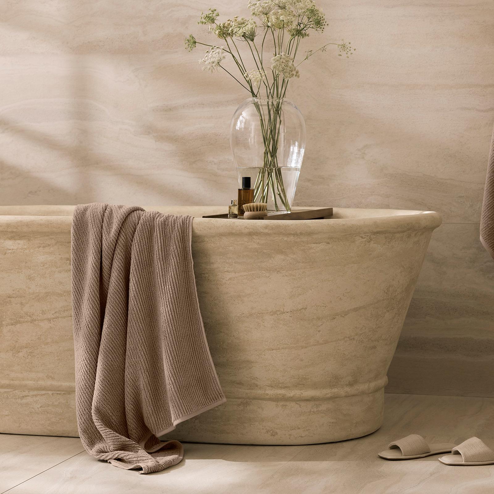 Turkish Ribbed Bath Towel 9 Turkish Ribbed Bath Towel