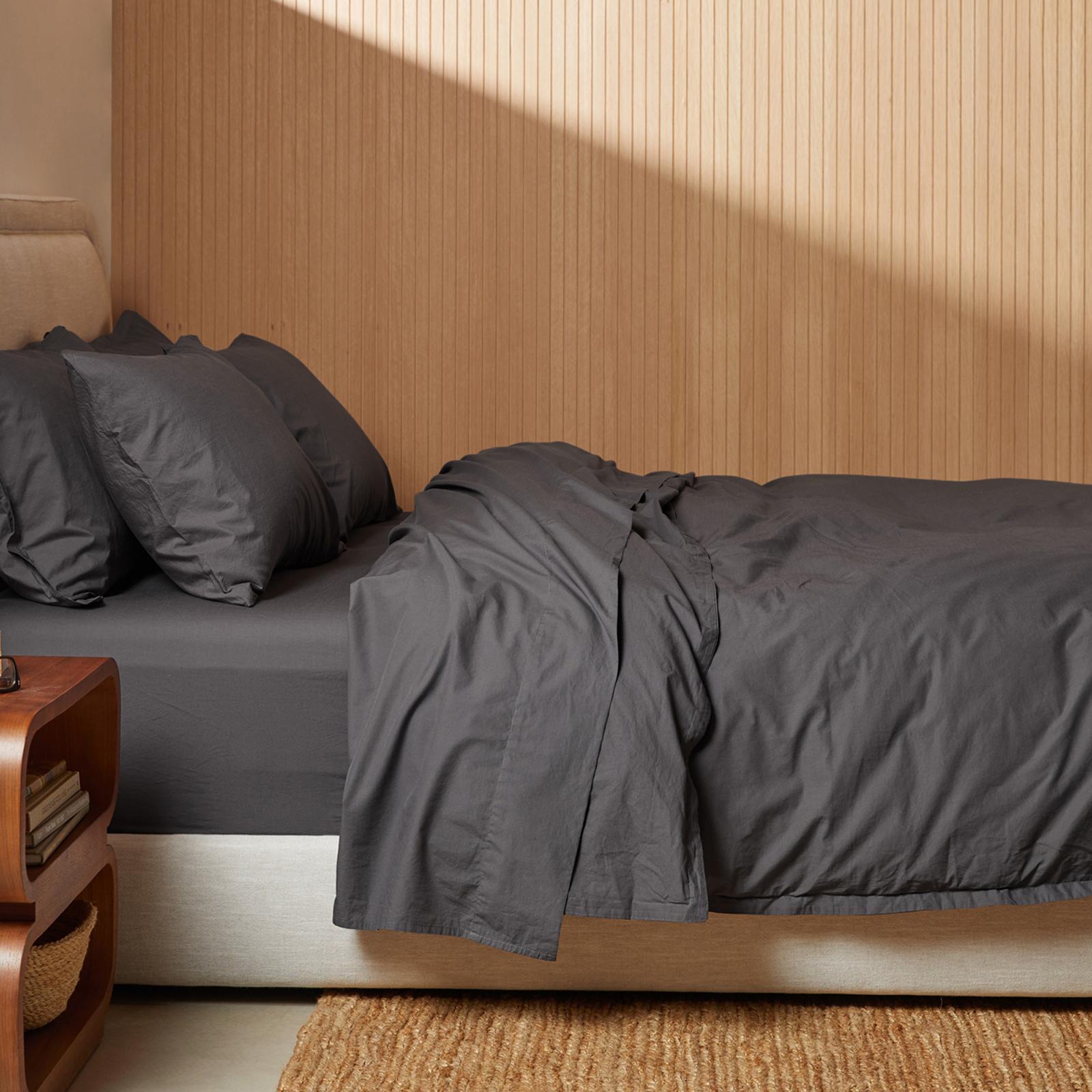 Percale Long-Staple Egyptian Cotton Fitted Sheet