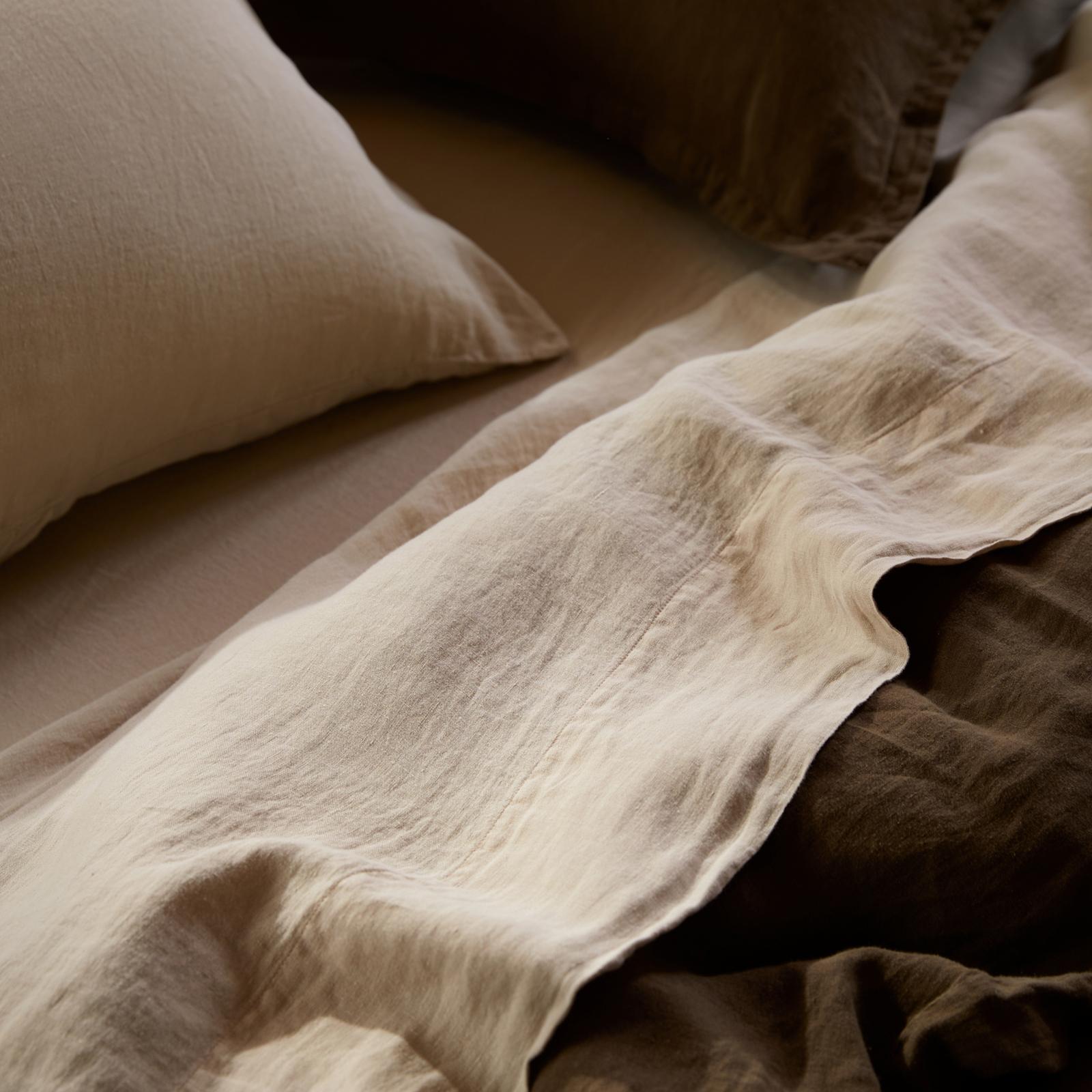 European Flax Linen Fitted Sheet