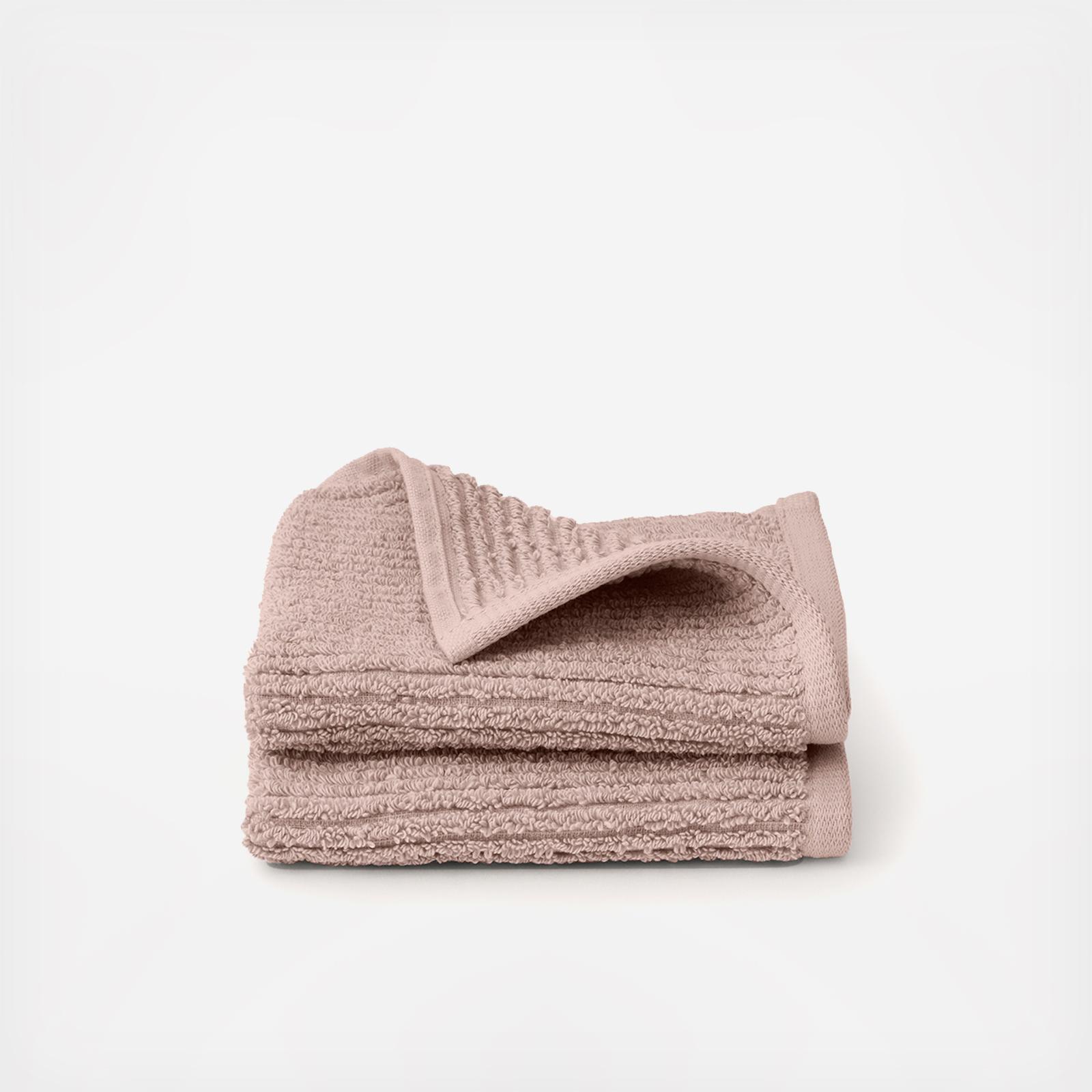 Turkish Ribbed Washcloth, Set of 2 2 Turkish Ribbed Washcloth, Set of 2