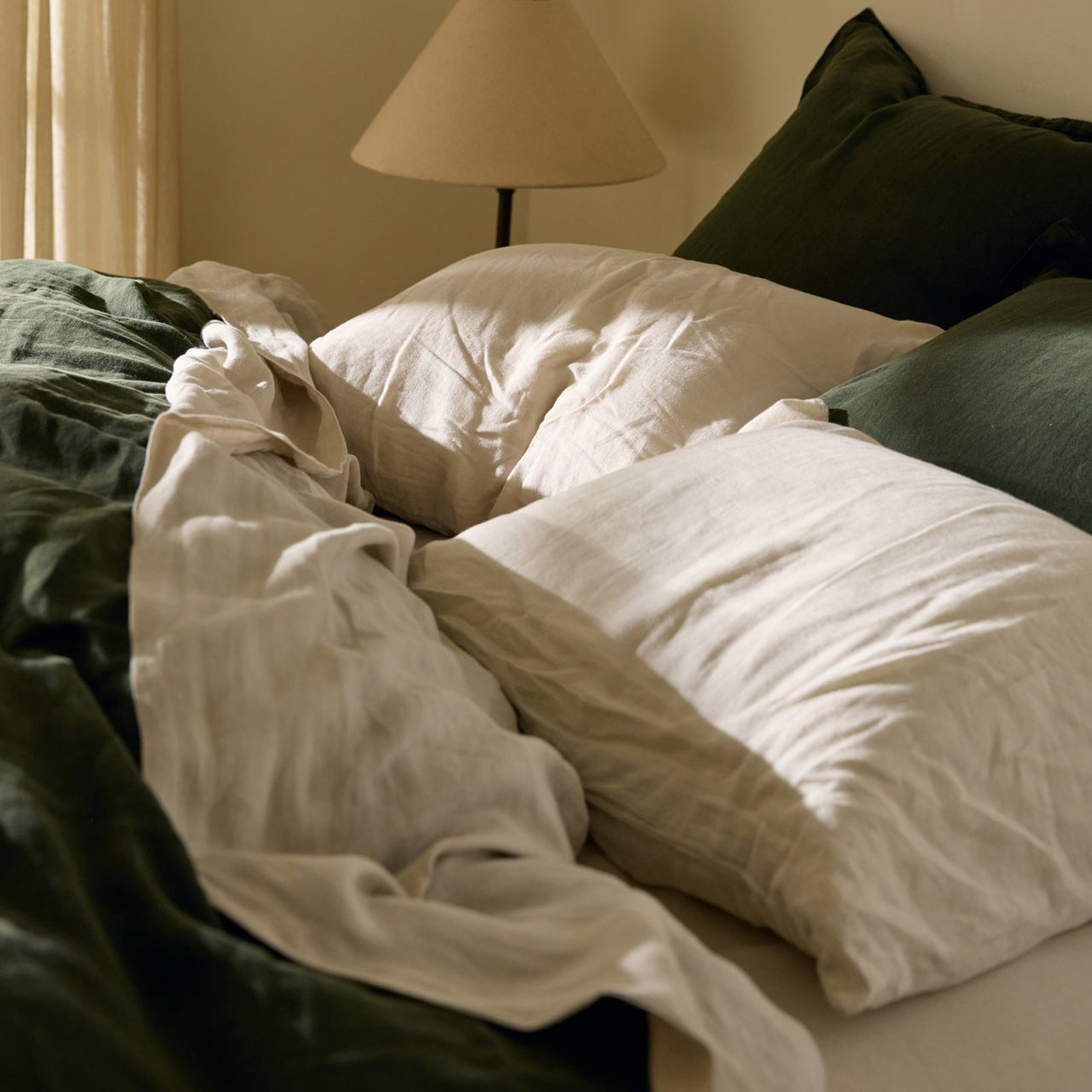 European Flax Linen Pillowcase, Set of 2 3 European Flax Linen Pillowcase, Set of 2