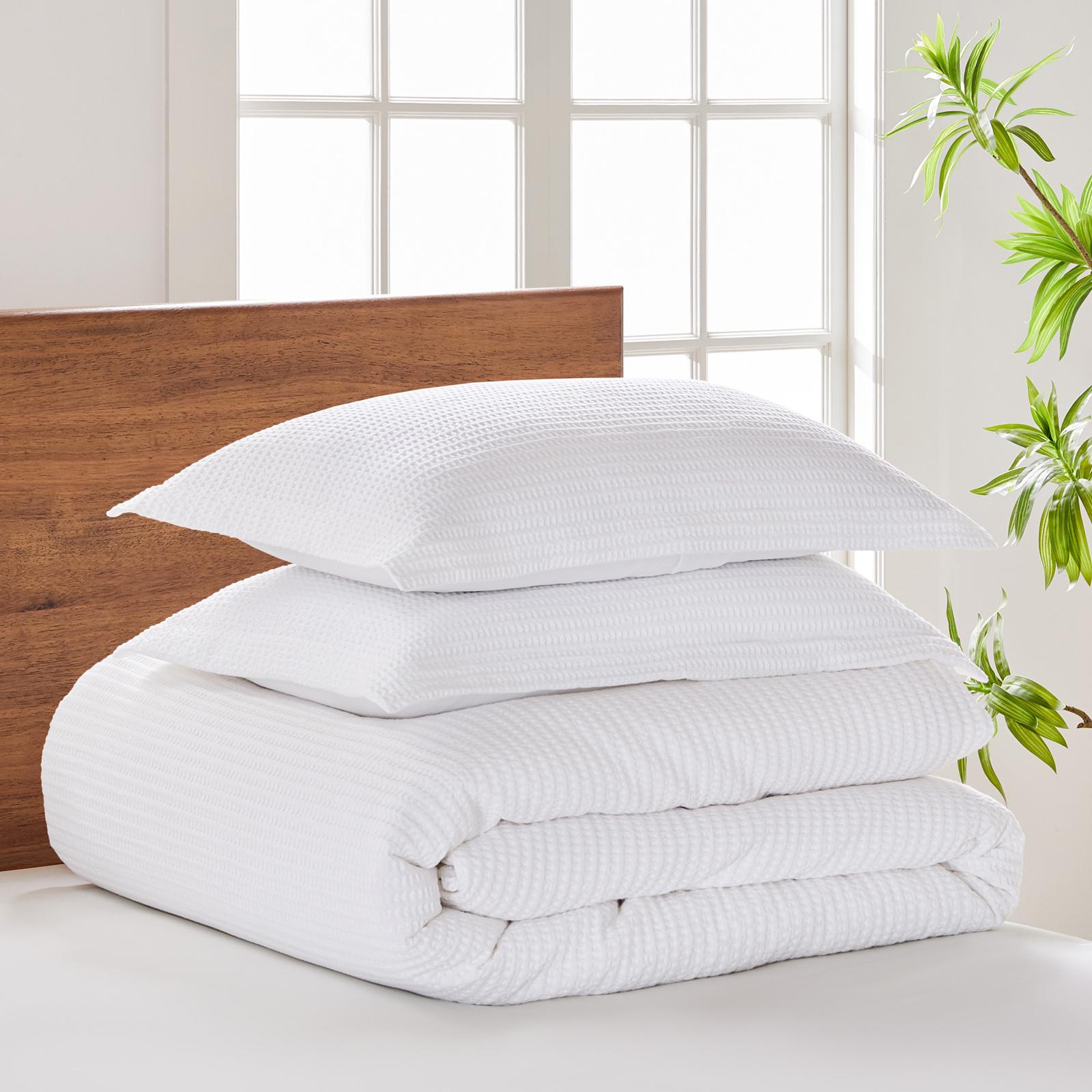 Cloud Waffle 3-Piece Comforter Set 2 Cloud Waffle 3-Piece Comforter Set