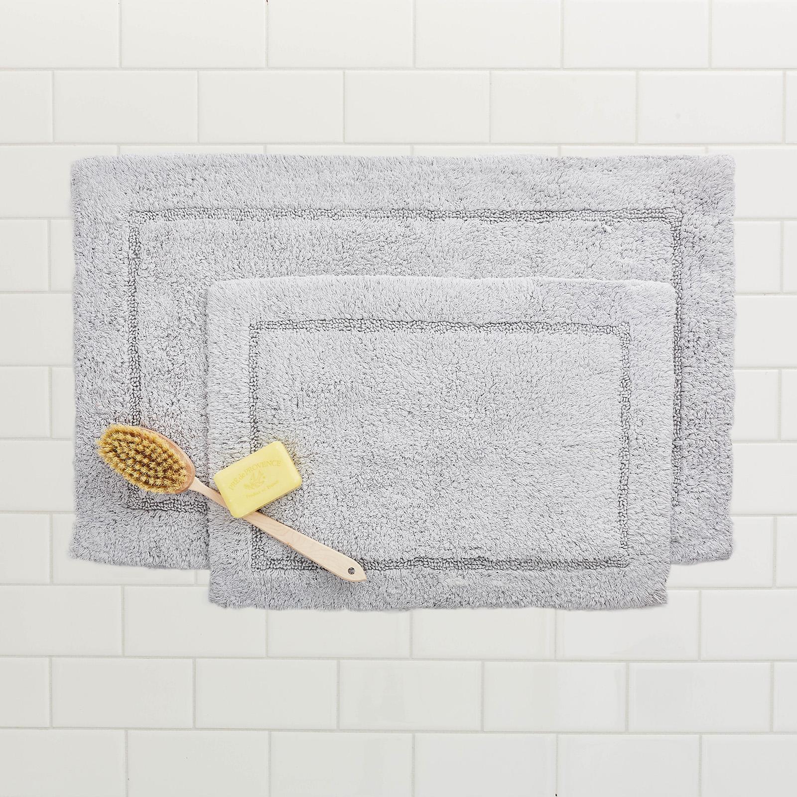 Cotton 2-Piece Non-Slip Bath Mat Set 16 Cotton 2-Piece Non-Slip Bath Mat Set