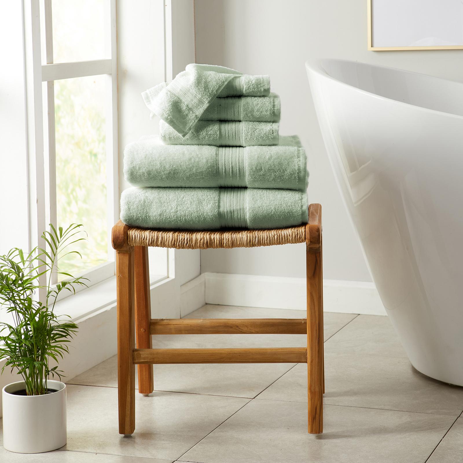 Cooper 6-Piece Cotton Bath Towel Set 12 Cooper 6-Piece Cotton Bath Towel Set