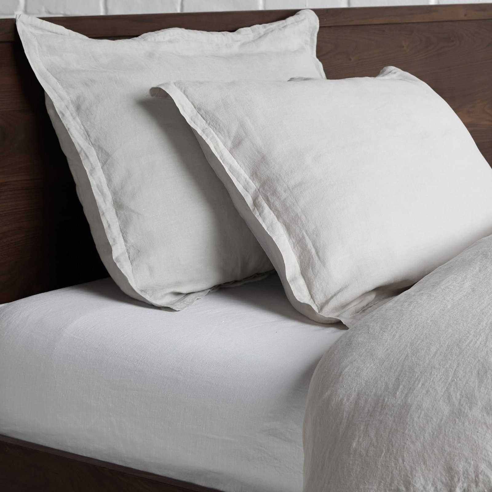 European Flax Linen Sham, Set of 2 1 European Flax Linen Sham, Set of 2
