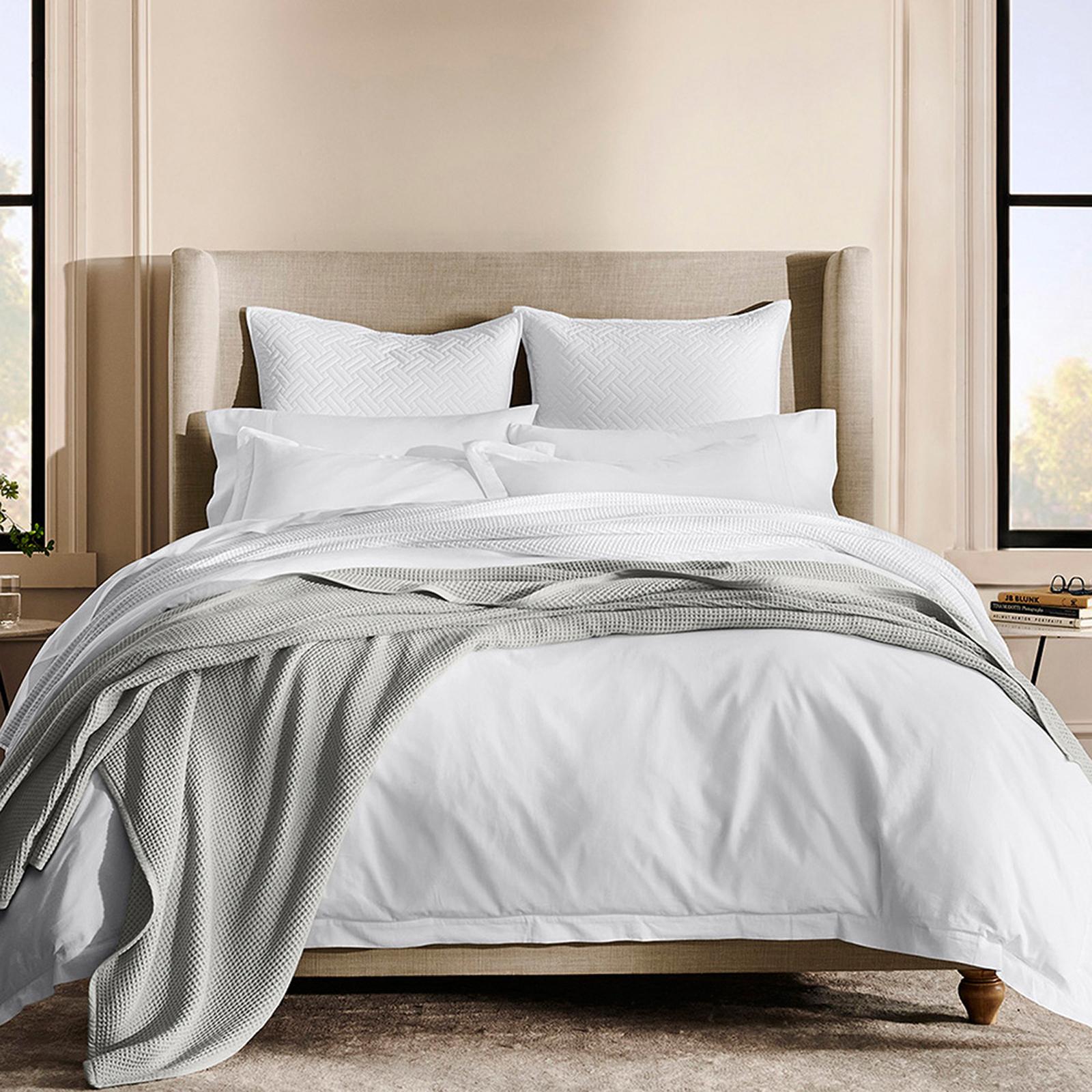 Organic Waffle Bed Blanket 13 Organic Waffle Bed Blanket